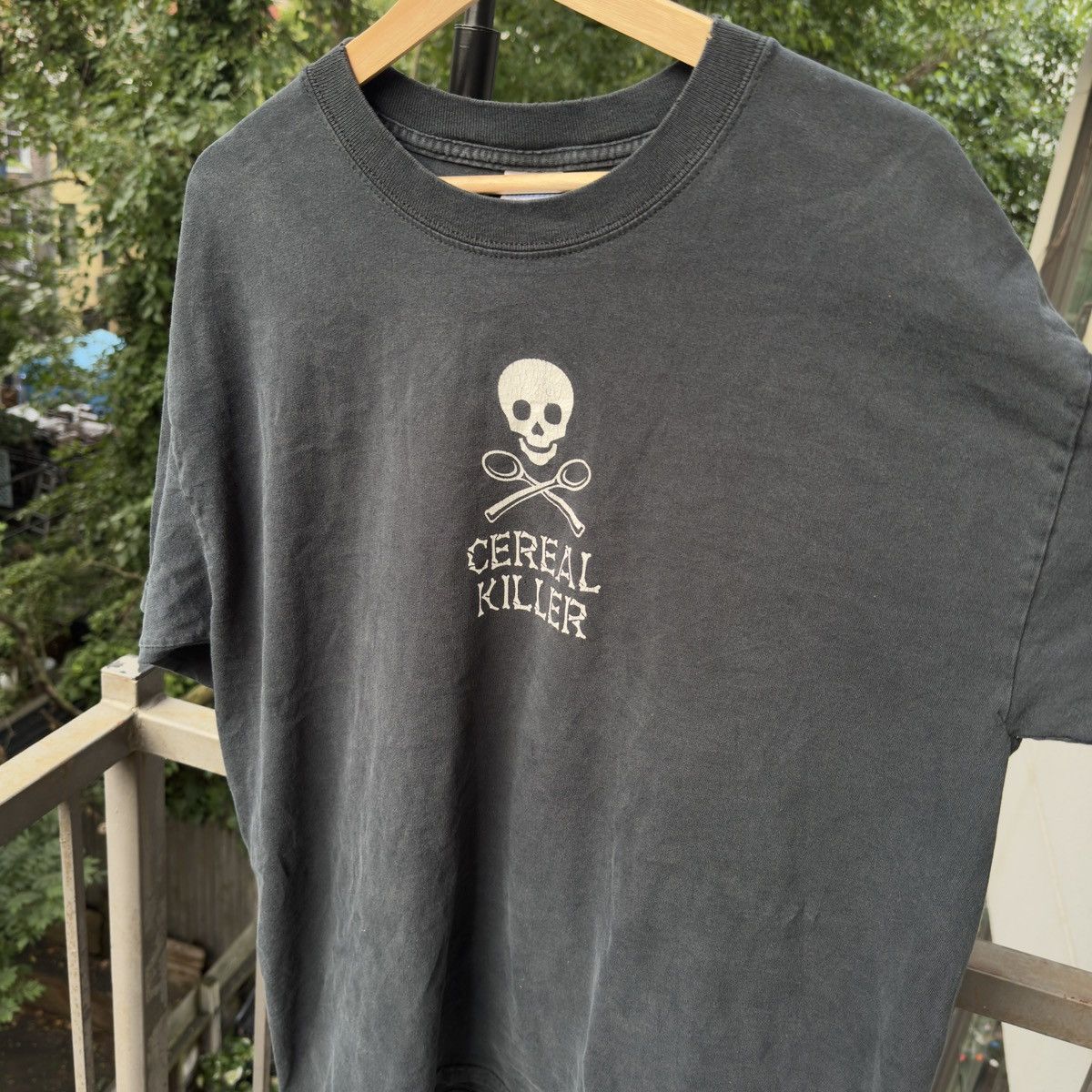 Vintage Cereal Killer Thrashed Faded Distressed Shirt ERD Grunge Size US XL / EU 56 / 4 - 7 Thumbnail