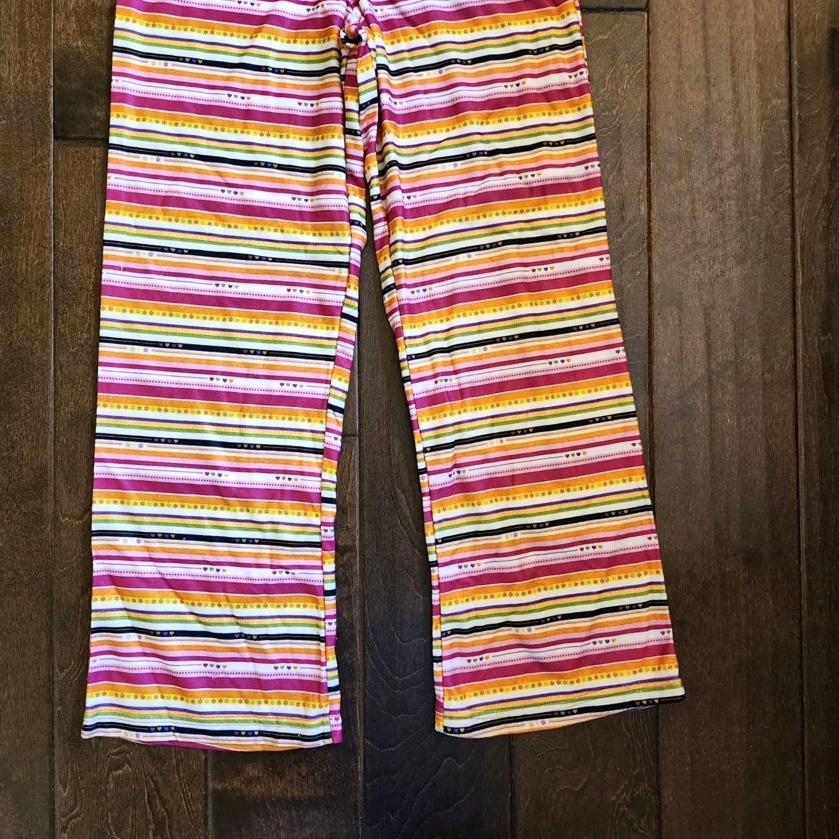 SKECHERS Skechers Sleepwear Pants Striped Multicolor - Juniors 7/8 - Women's Pajama Pants - Polyester - Machine Washable - Colorful Sleepwear Size 28" / US 6 / IT 42 - 2 Thumbnail