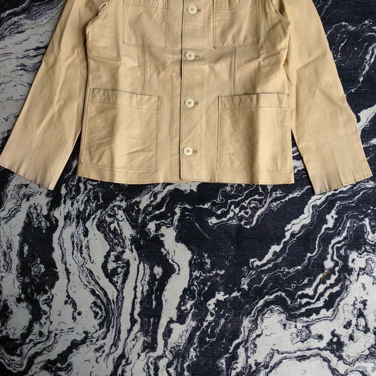 Comme des Garcons Comme des Garcons Tricot Vintage Leather Jacket Size M / US 6-8 / IT 42-44 - 5 Thumbnail