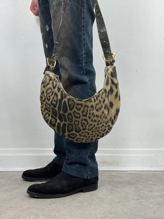 Roberto Cavalli 2000s Roberto Cavalli Leopard Shoulder Bag Size ONE SIZE - 3 Thumbnail