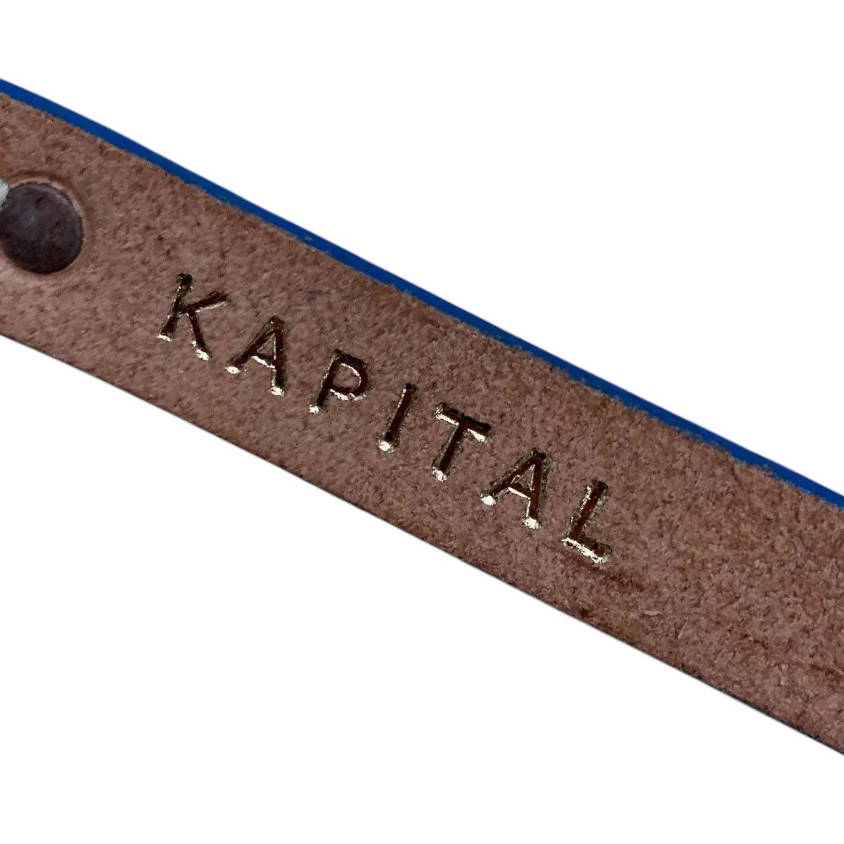 Kapital Archive Narrow Leather Belt Size ONE SIZE - 6 Thumbnail