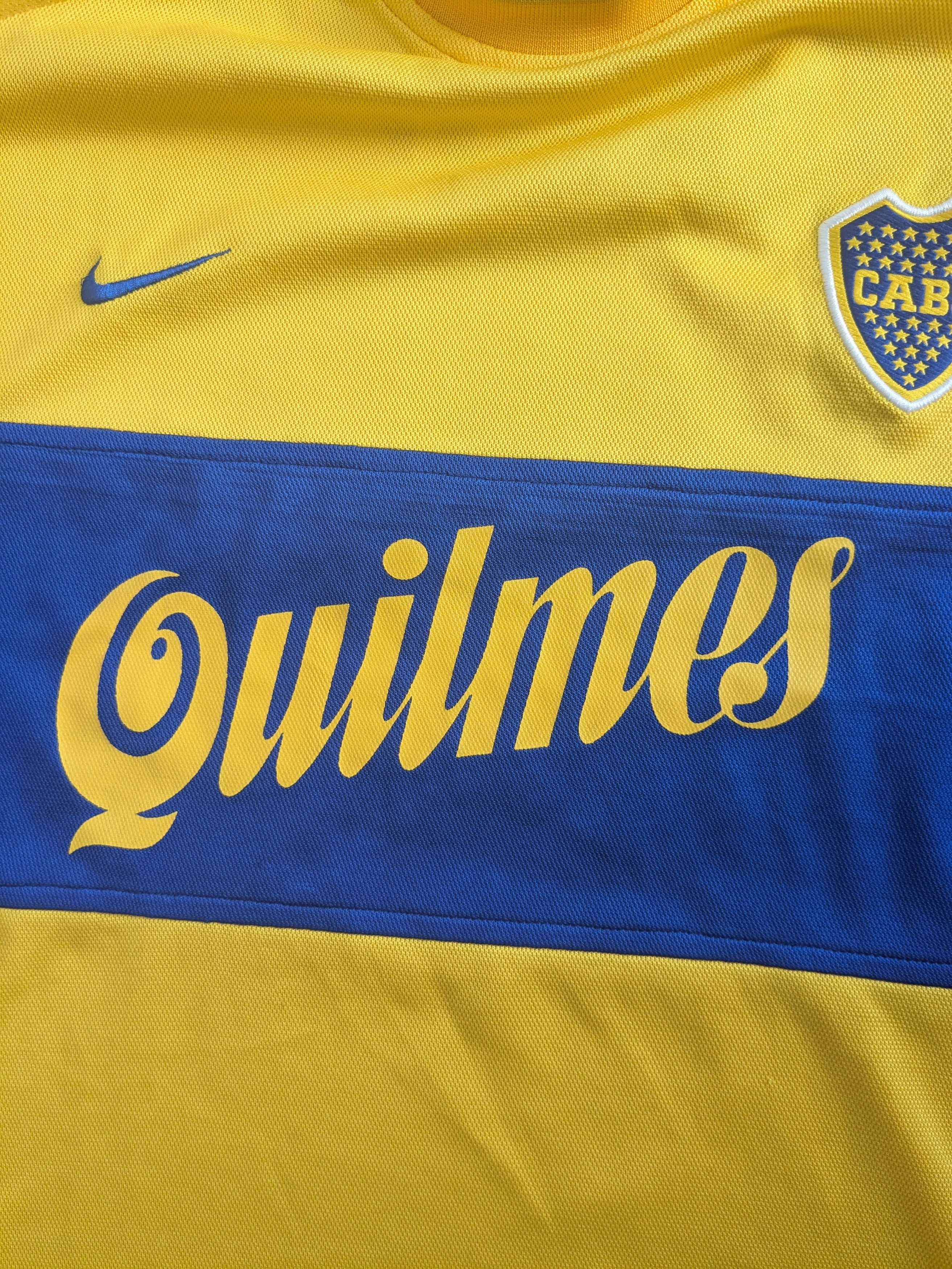 Nike DOUBLE TAG 2000/01 BOCA JUNIORS AWAY SHIRT (L) NIKE Size US L / EU 52-54 / 3 - 6 Thumbnail