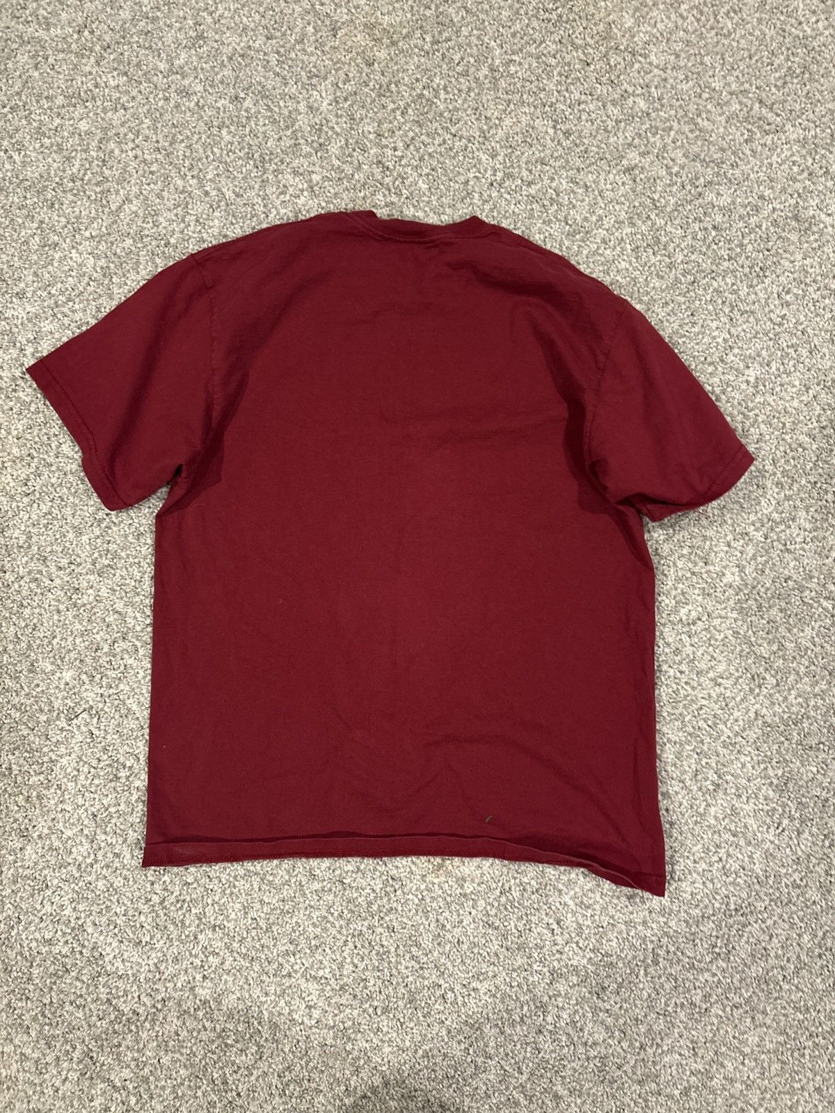 Nike Vintage Dark Red Nike Tee Size US M / EU 48-50 / 2 - 2 Thumbnail