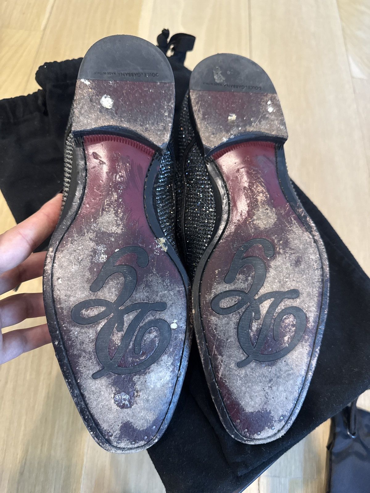 Dolce & Gabbana All over rhinestone derby Size US 9 / EU 42 - 8 Thumbnail