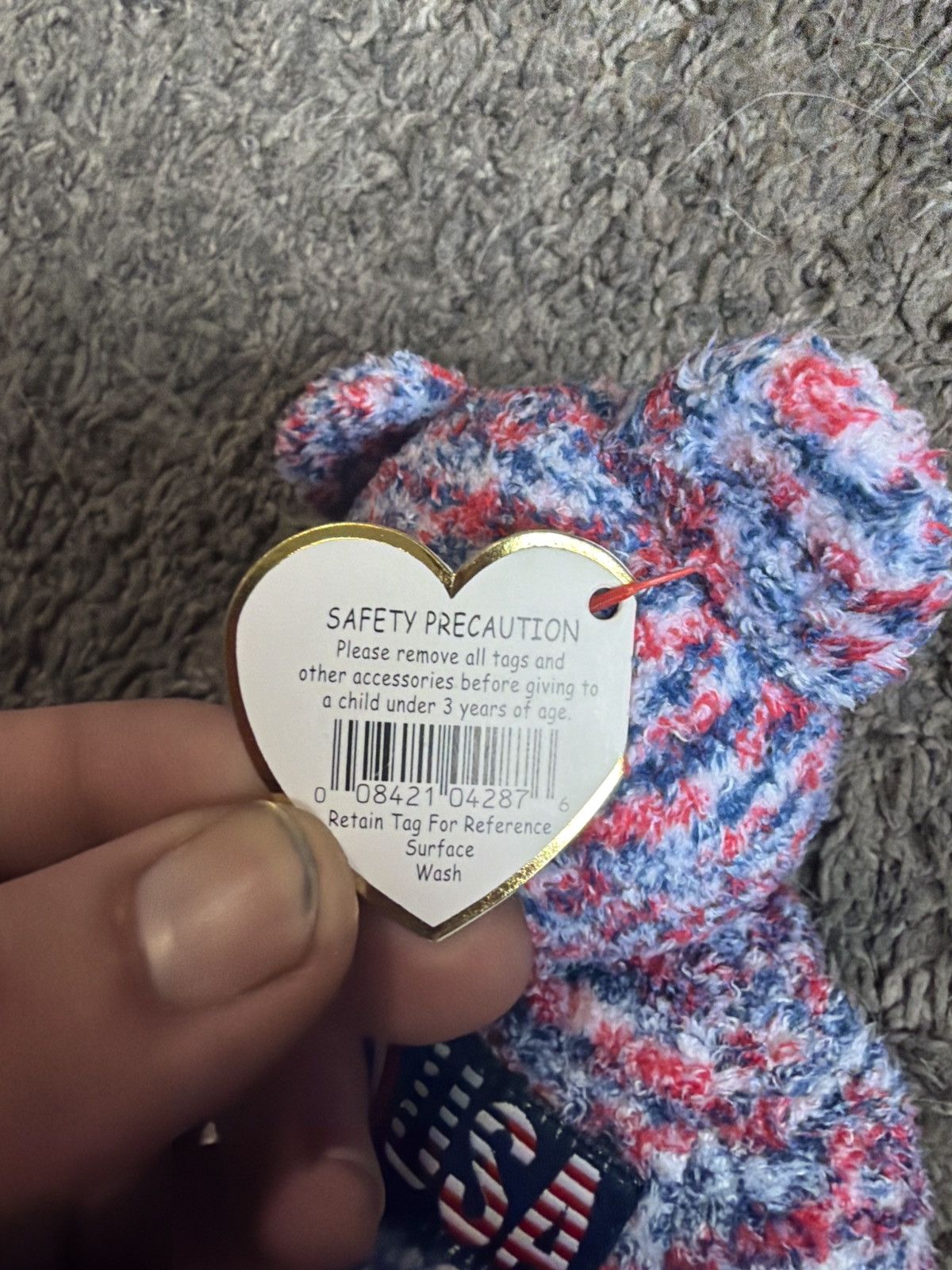Vintage 2000 Ty USA Beanie Baby Size ONE SIZE - 5 Thumbnail