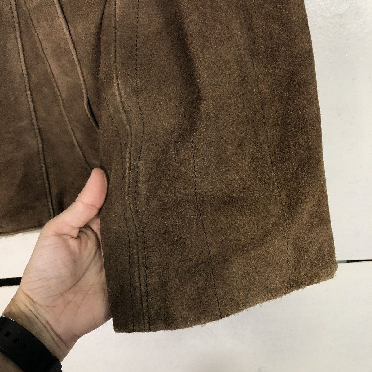 Japanese Brand VINTAGE BIKER LEATHER JACKET SHEARLING UNBRAND ISSEY MIYAKE Size US M / EU 48-50 / 2 - 17 Thumbnail