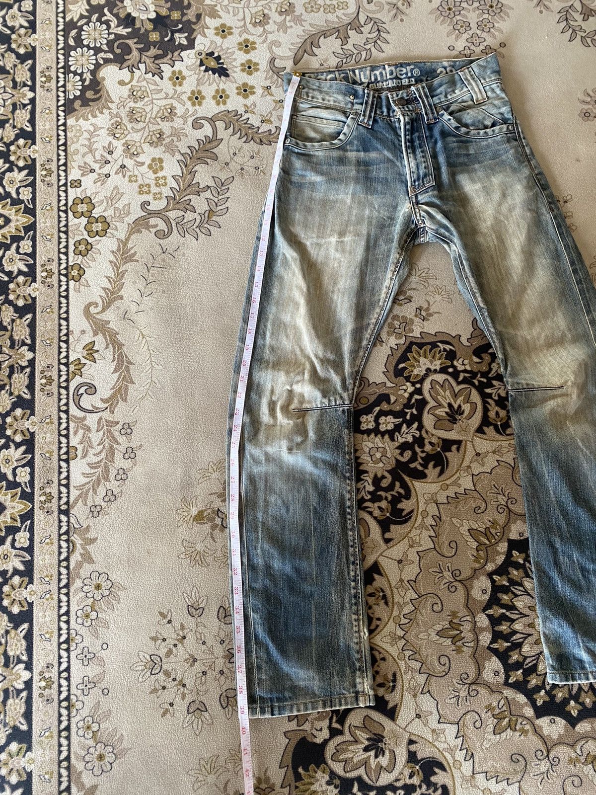 Japanese Brand Vintage Japanese Brand Back Number Distressed Denim Size US 28 / EU 44 - 15 Thumbnail