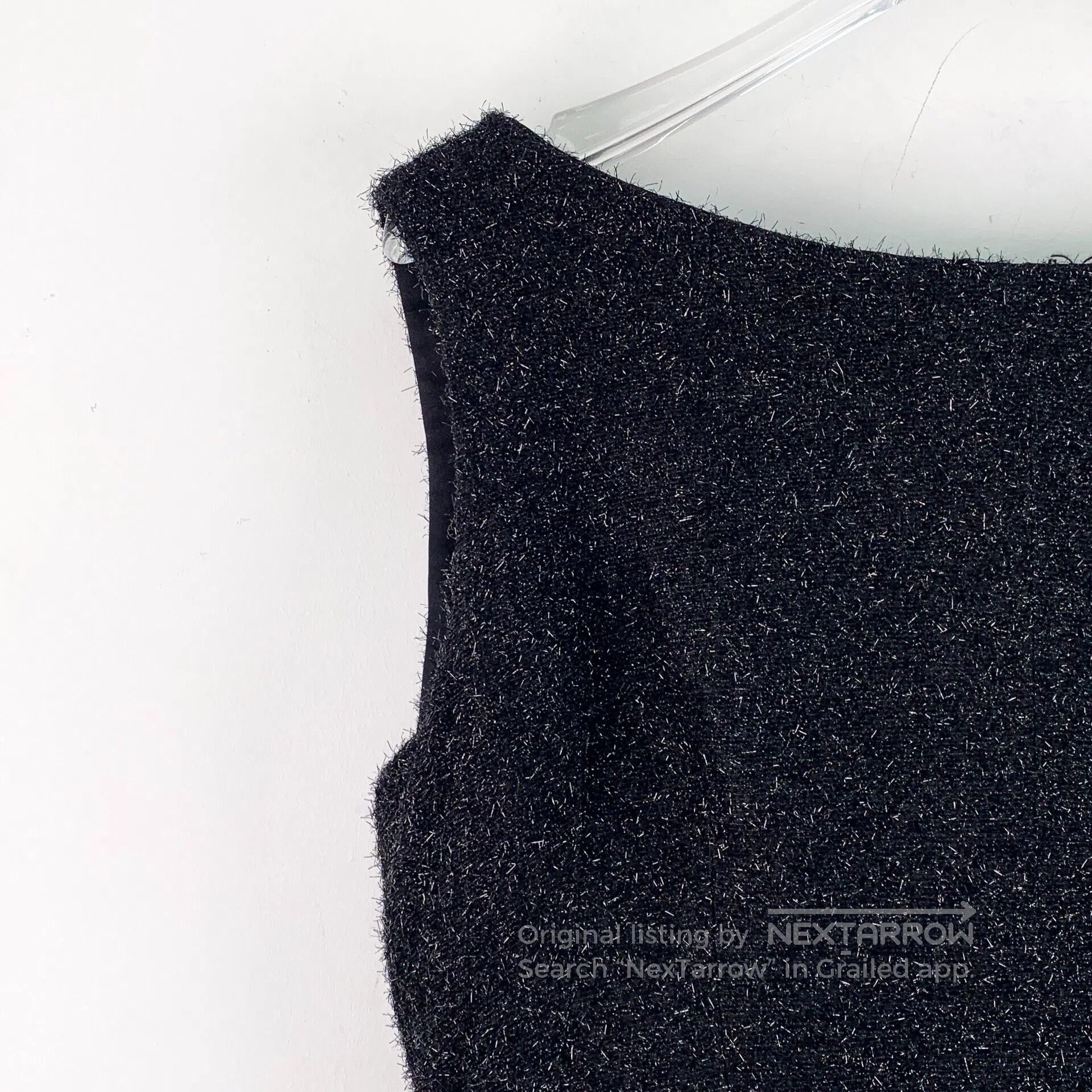 Balenciaga Balenciaga Black Silver Threaded Lace Wool Round Neck Slee Size XS / US 0-2 / IT 36-38 - 3 Thumbnail