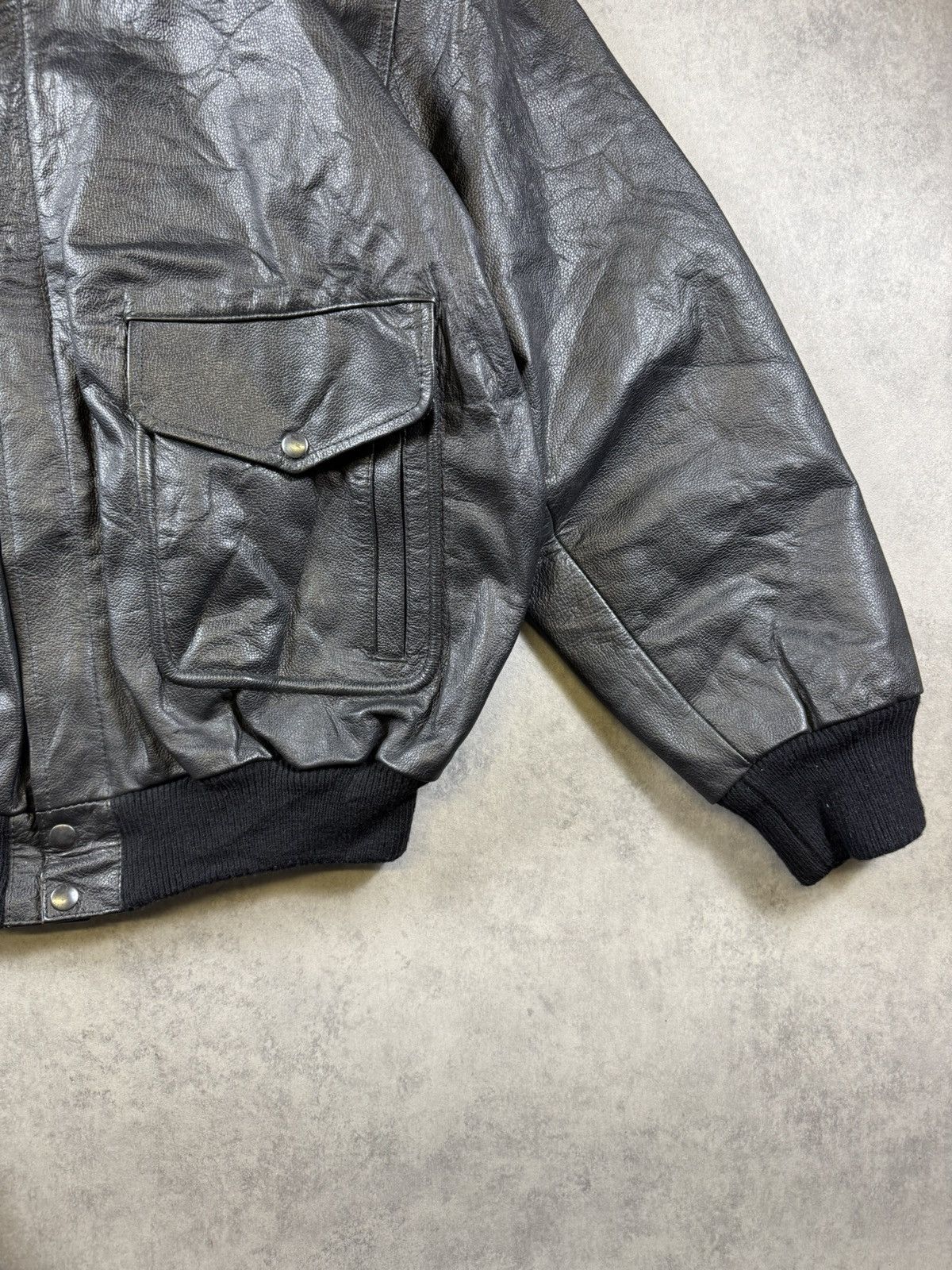 Other Vintage Leather Jacket Size US M / EU 48-50 / 2 - 2 Thumbnail