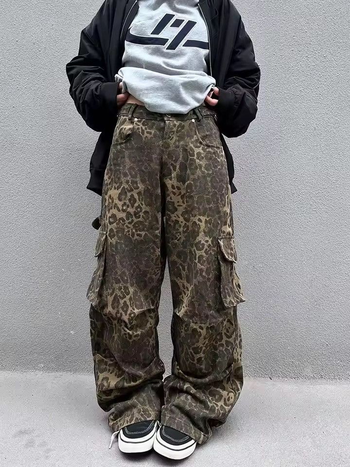 Japanese Brand Leapord Style Pant Size US 33 - 6 Thumbnail