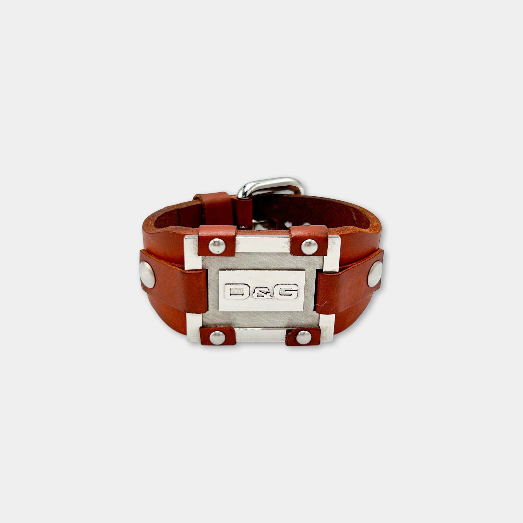 Dolce & Gabbana Leather Studded Bracelet | Grailed