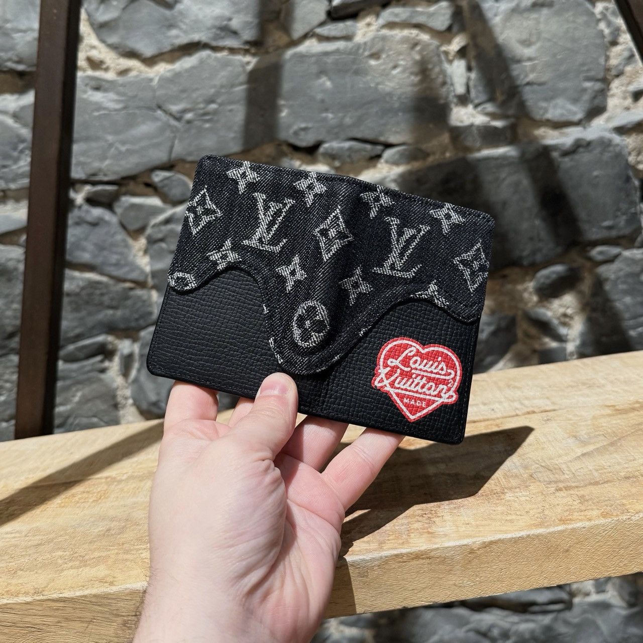 Louis Vuitton × Nigo Louis Vuitton X Nigo LV Made Denim Monogram Pocket Organizer Size ONE SIZE - 4 Thumbnail