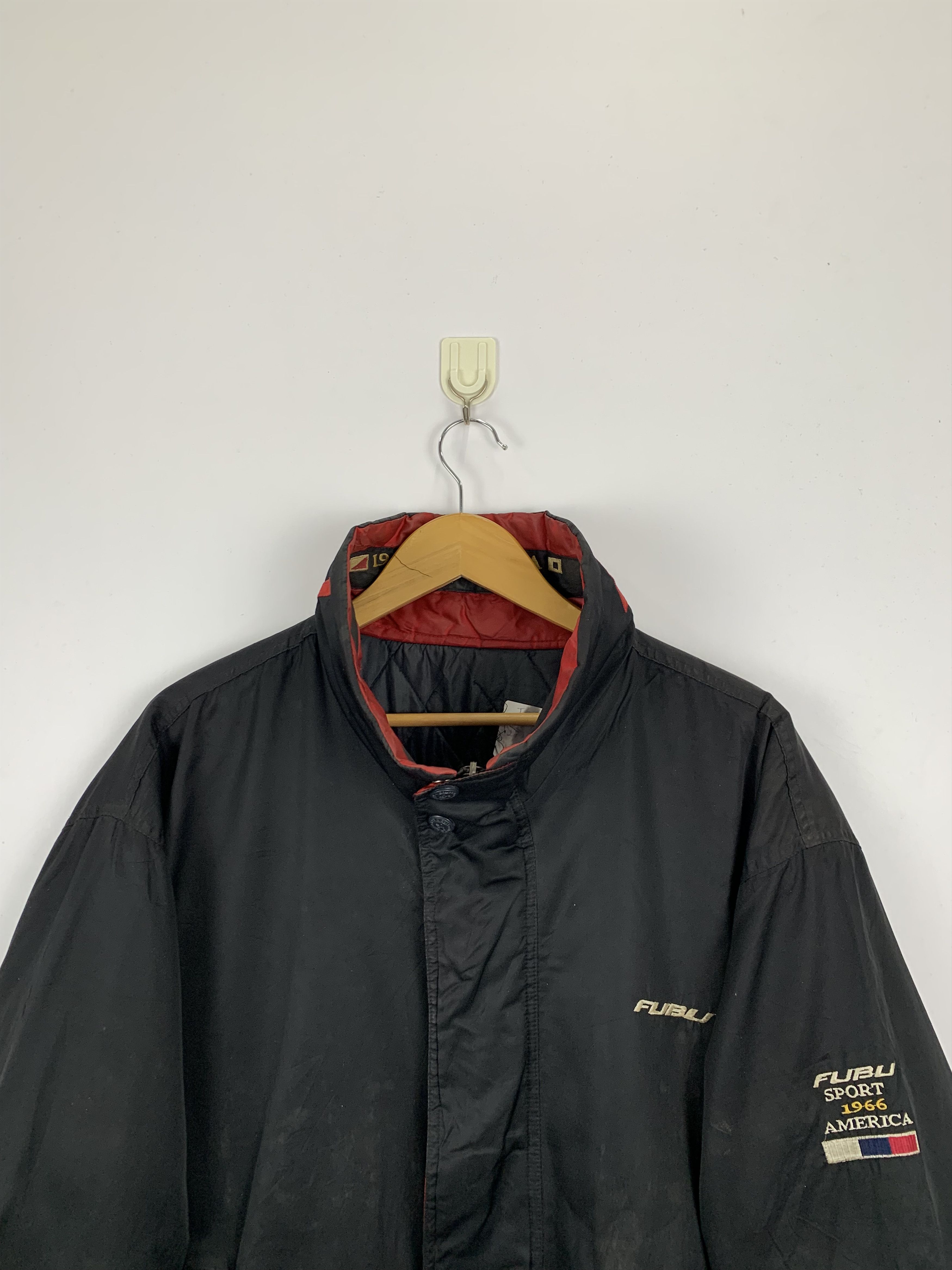 Fubu Vintage 90s Fubu Sports Zipper Light Jacket J0809 Size US L / EU 52-54 / 3 - 2 Thumbnail