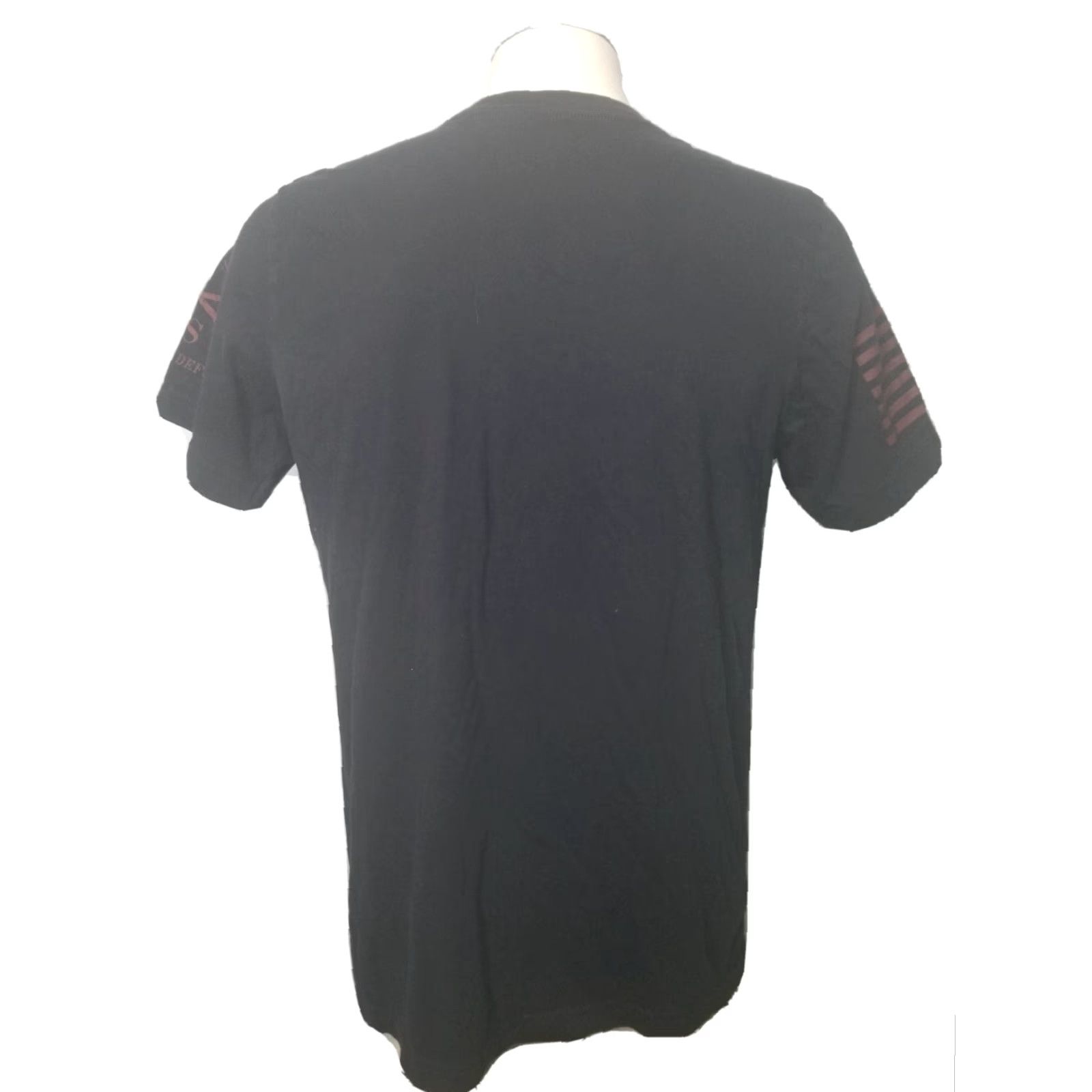 Vintage Grunt Style Shirt Mens L Black 1776 Freedom Never Dies USA Uncle Sam Size US L / EU 52-54 / 3 - 2 Thumbnail
