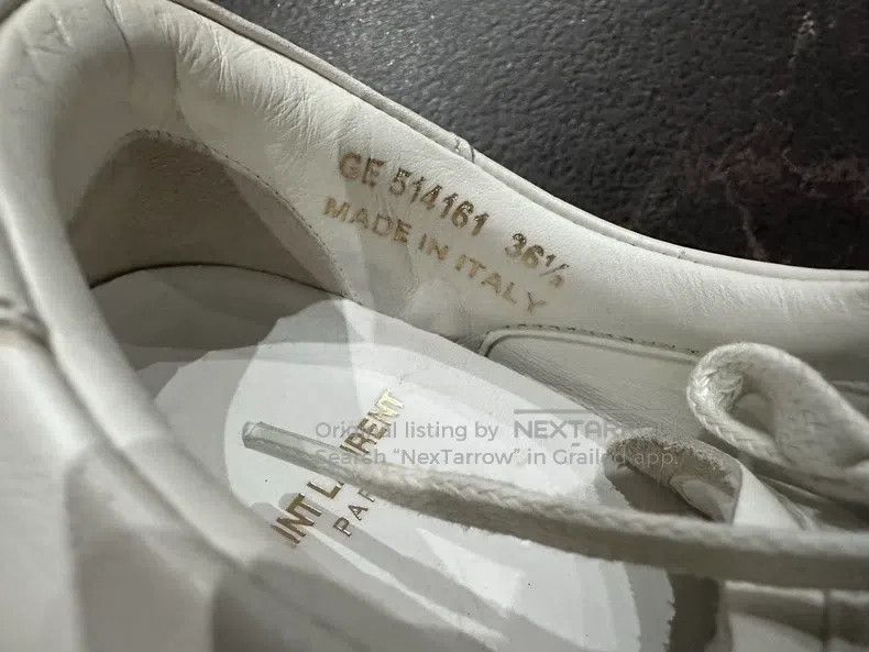 Saint Laurent Paris Saint Laurent Paris White sneakers i Size US 6 / IT 36 - 4 Thumbnail