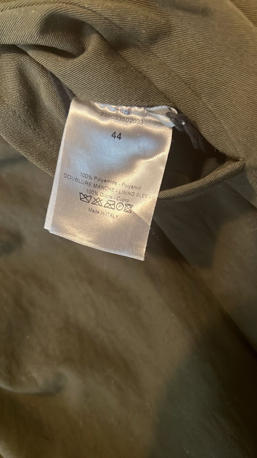 Dior × Hedi Slimane × Kris Van Assche Dior AW12 “A Soldier On My Own” Fishtail Military Parka Size US S / EU 44-46 / 1 - 7 Thumbnail