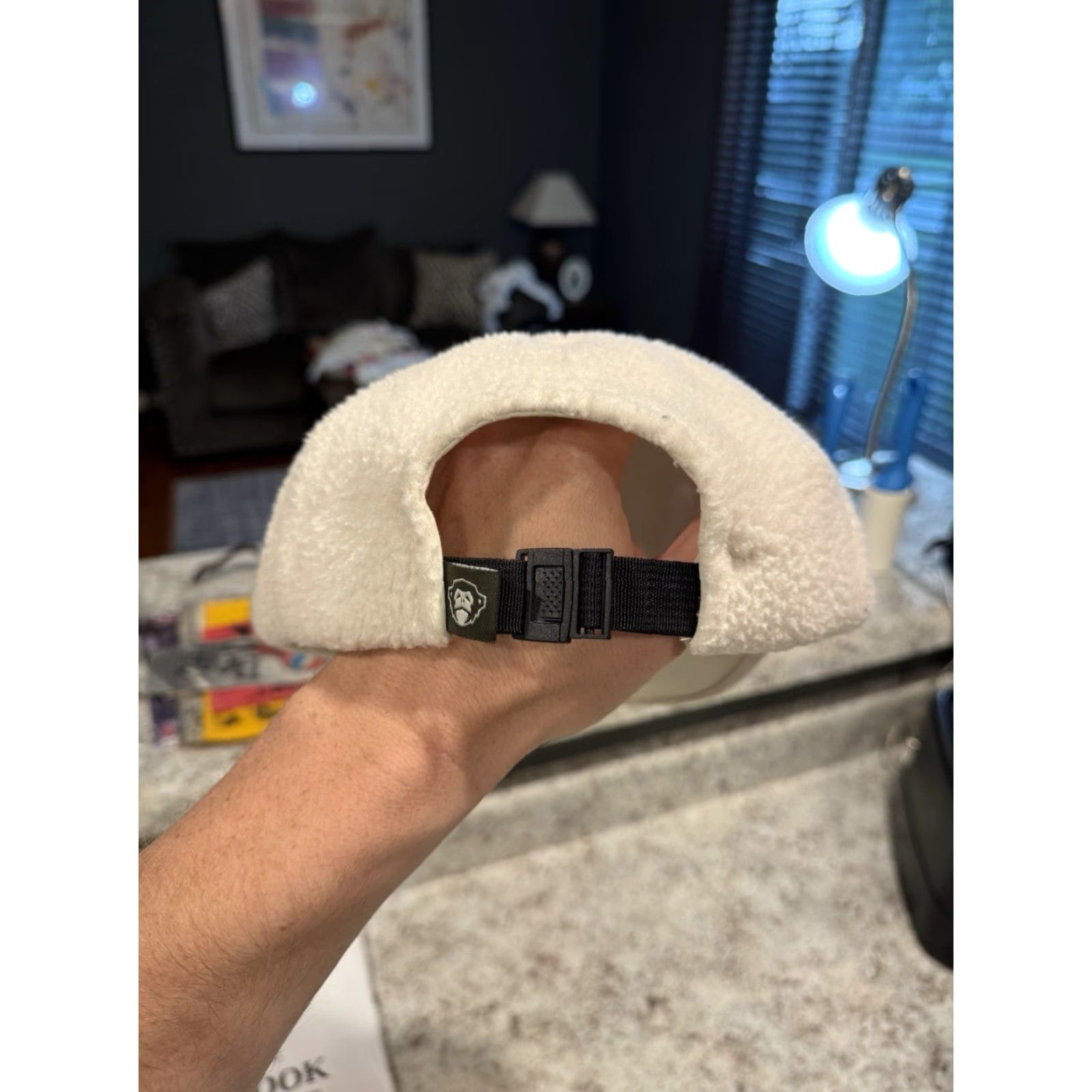 Howler Brothers Howler Brothers Hat Cap White Beige Outdoor Fleece Strappedback Adjustable One Size Men Casual Strapback Size US M / EU 48-50 / 2 - 3 Thumbnail