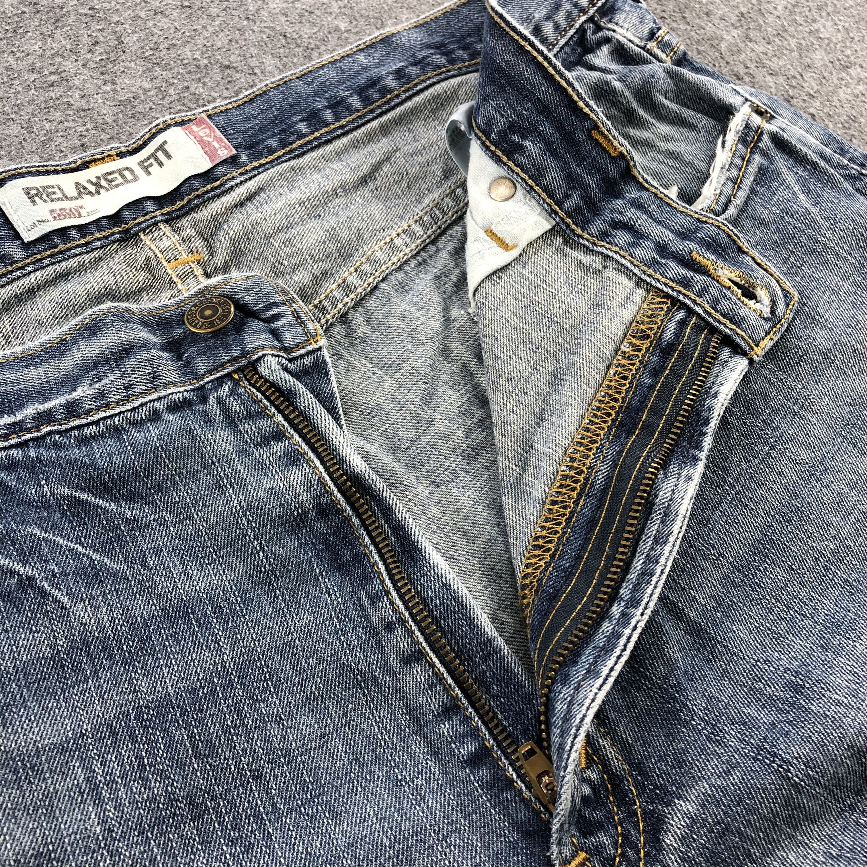 Levi's Vintage Levis Jeans Lot 550 Stone Wash Denim-J1008 Size US 37 - 8 Thumbnail