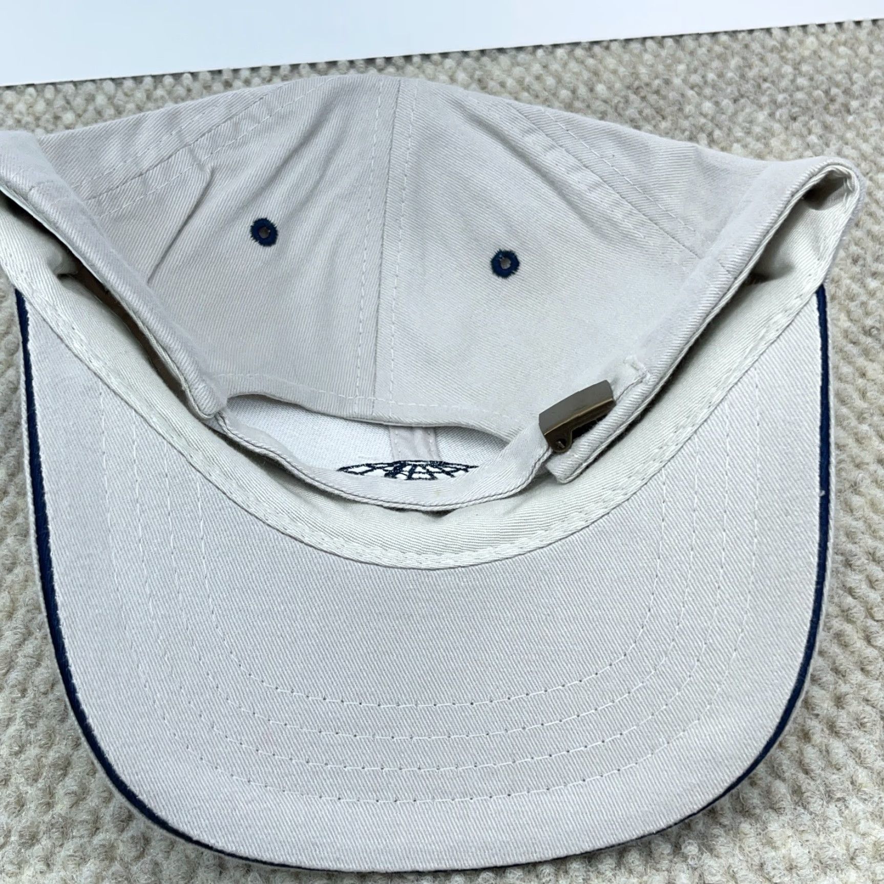 Vintage VINTAGE Joy Hat Cap Basebal l Adjustable Twill Gray Blue 80s Advertising USA Men Adjustable Baseball Cap Mens Size ONE SIZE - 5 Thumbnail