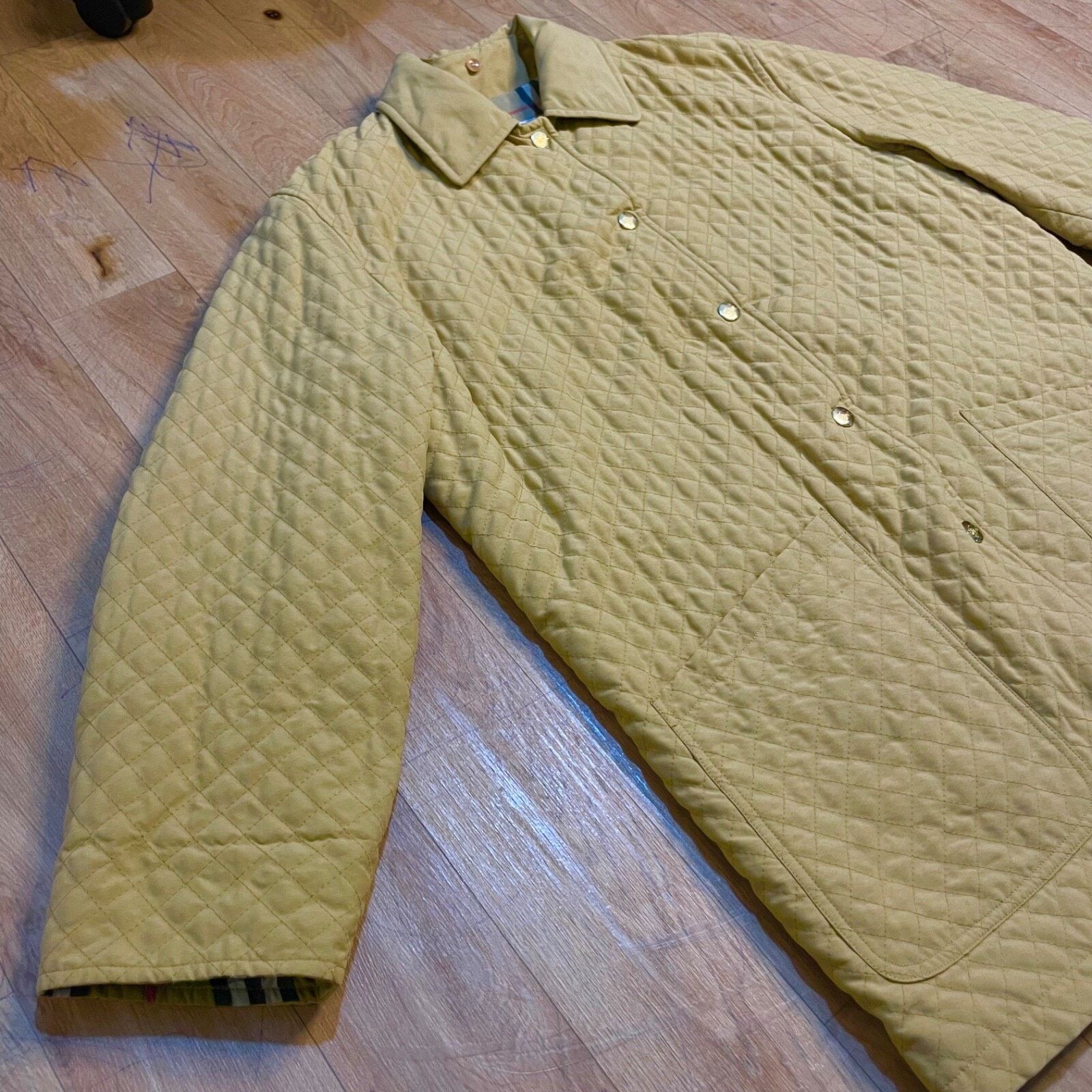 Burberry Burberry Quilted VINTAGE Jacket Nova check Diamond women's Size L / US 10 / IT 46 - 7 Thumbnail