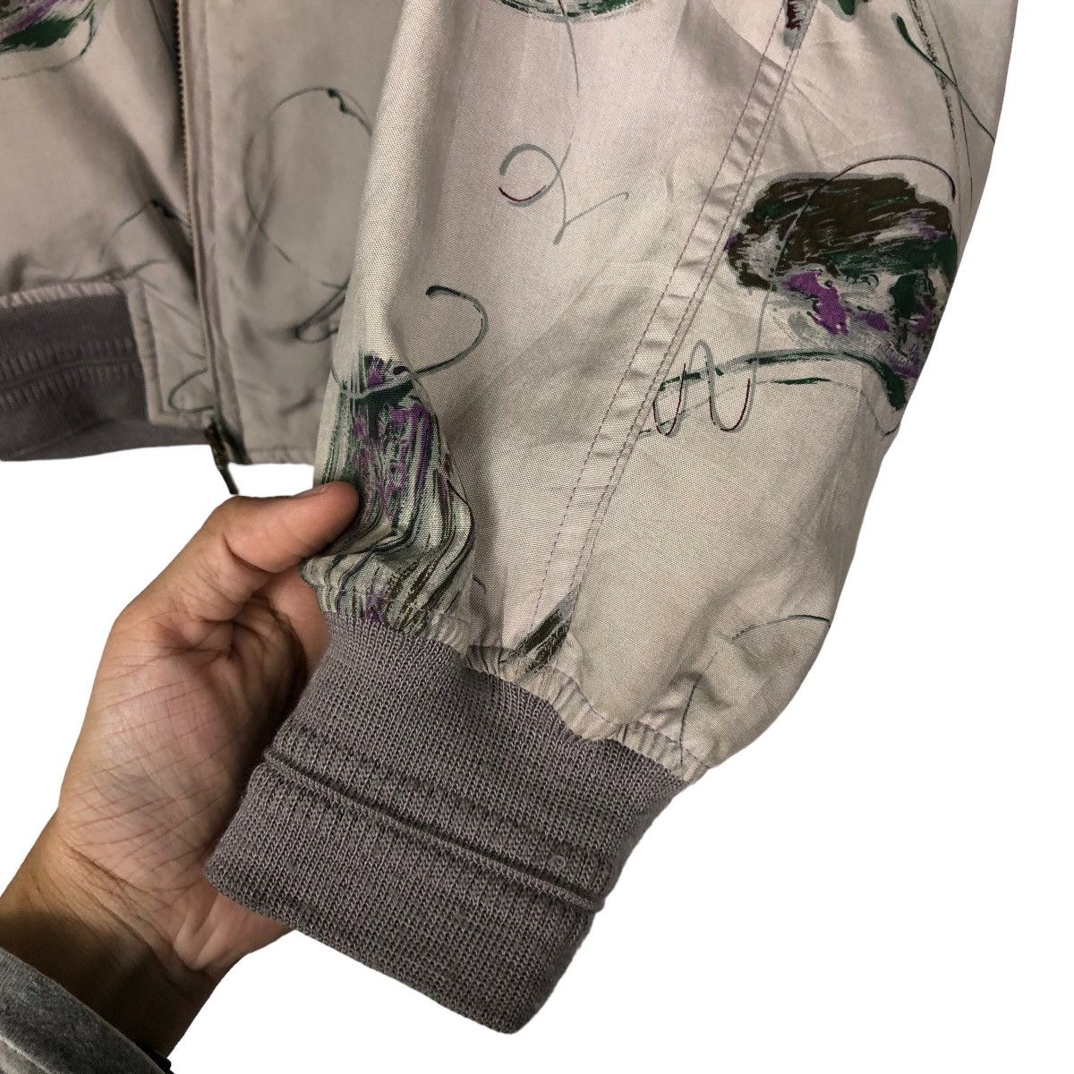 Japanese Brand 🔥Vintage Bomber Jacket Pure Silk Elspia Issey Miyake Size US M / EU 48-50 / 2 - 15 Thumbnail
