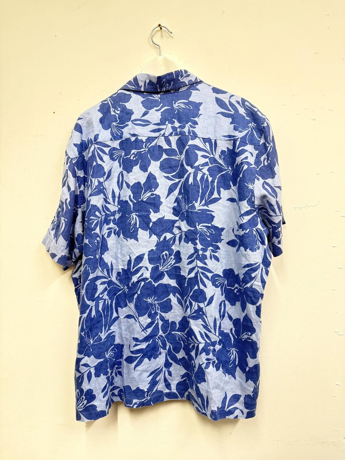 Other Blue Harbour Men's XL Blue Floral Short Sleeve Shirt Size US XL / EU 56 / 4 - 4 Thumbnail