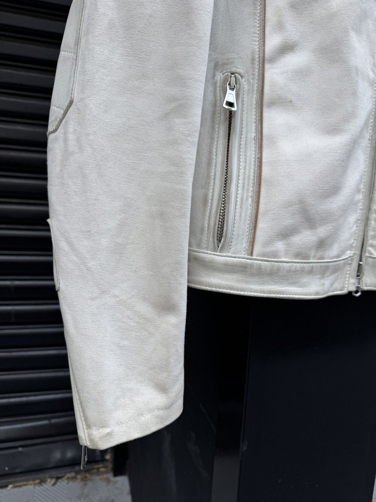 Maison Margiela Maison Martin Margiela SS05 Distressed Leather Biker Jacket Size US M / EU 48-50 / 2 - 3 Thumbnail