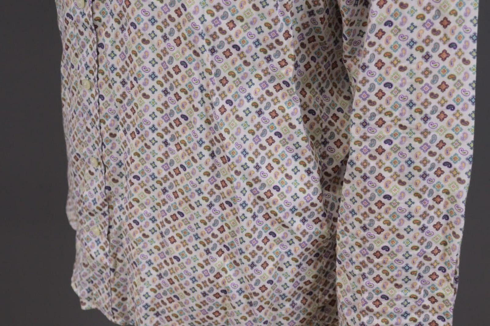 Etro Etro Milano White Paisley Button Down Shirt Size 41 Size US M / EU 48-50 / 2 - 12 Thumbnail