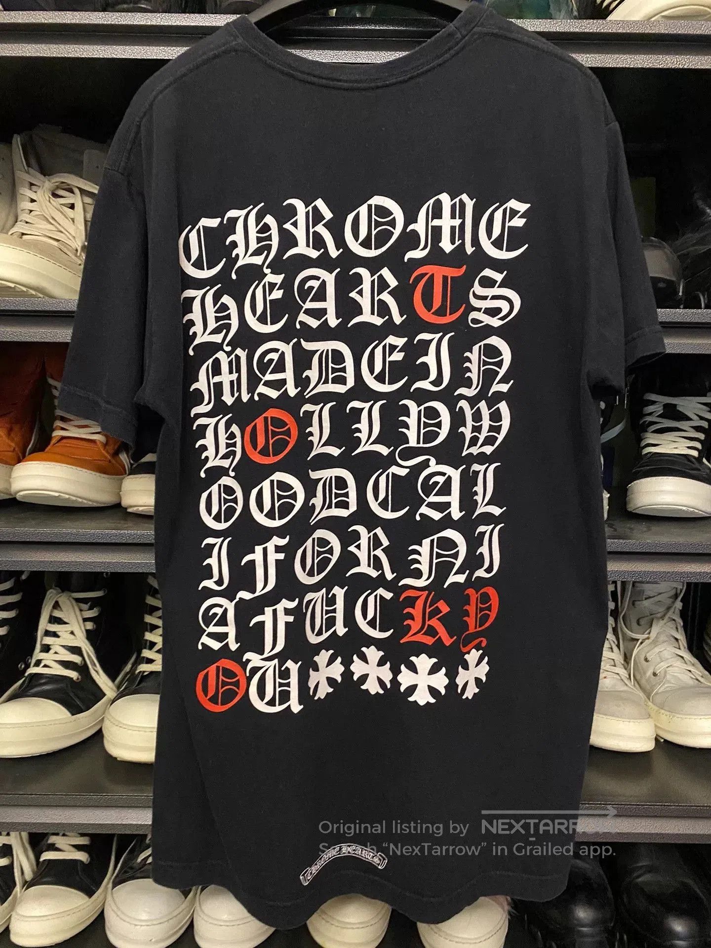 Chrome Hearts Chrome Hearts Black Short Sleeve T. Size L / US 10 / IT 46 - 1 Thumbnail
