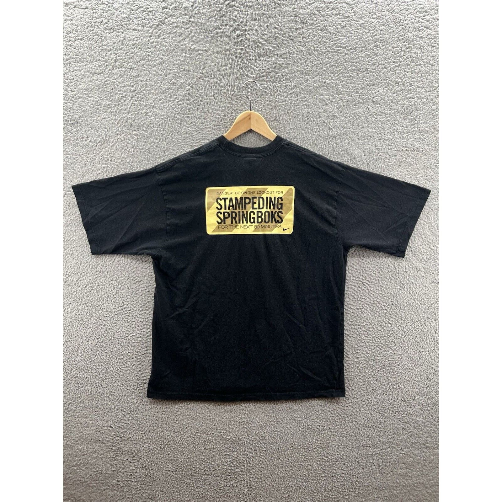 Nike Nike Springboks South Africa Rugby Black Men’s T-Shirt Size US M / EU 48-50 / 2 - 2 Thumbnail