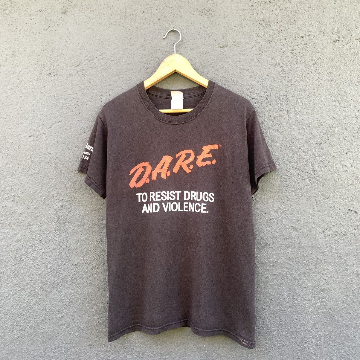 D.A.R.E Thrashed Faded Y2k D.A.R.E Tee Size US S / EU 44-46 / 1 - 1 Thumbnail