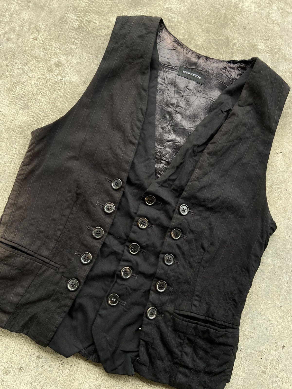 Kris Van Assche Archive Kris Van Assche Avant Garde by Hedi Slimane Vest Size 46R - 3 Thumbnail