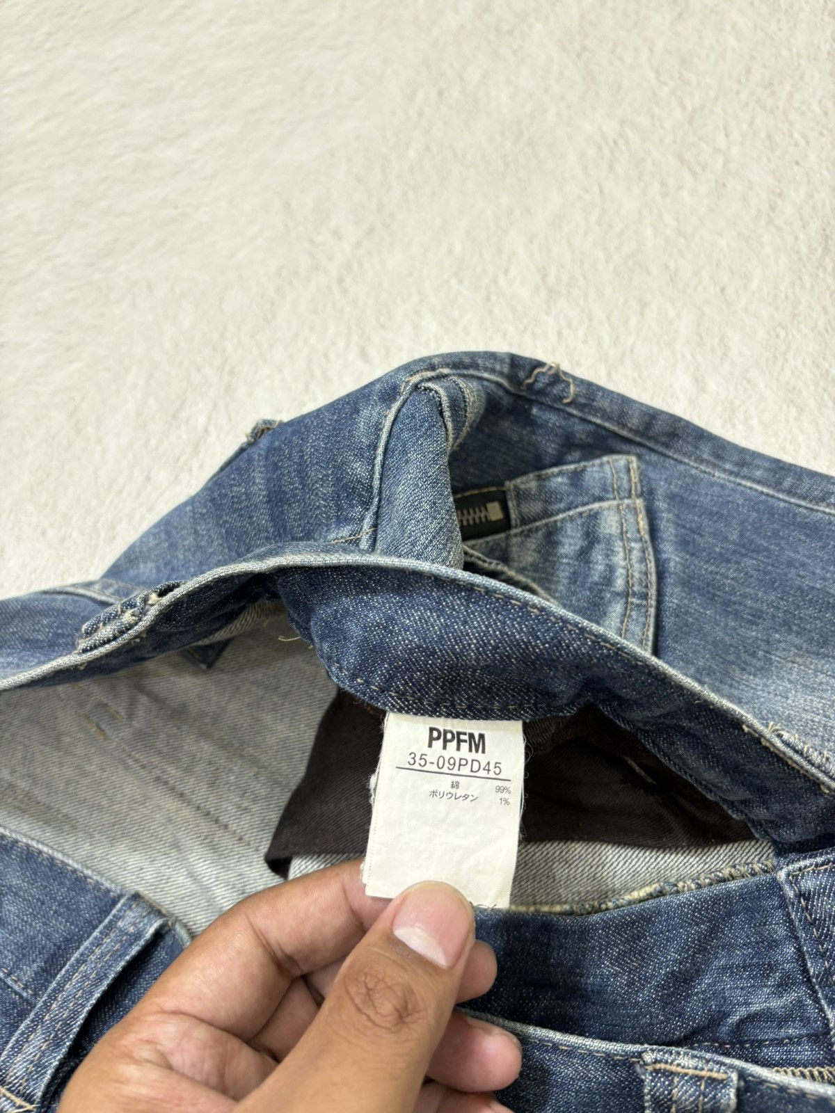 Number (N)ine 2000s PPFM japan denim pants J cut kapital style Size US 31 - 4 Thumbnail