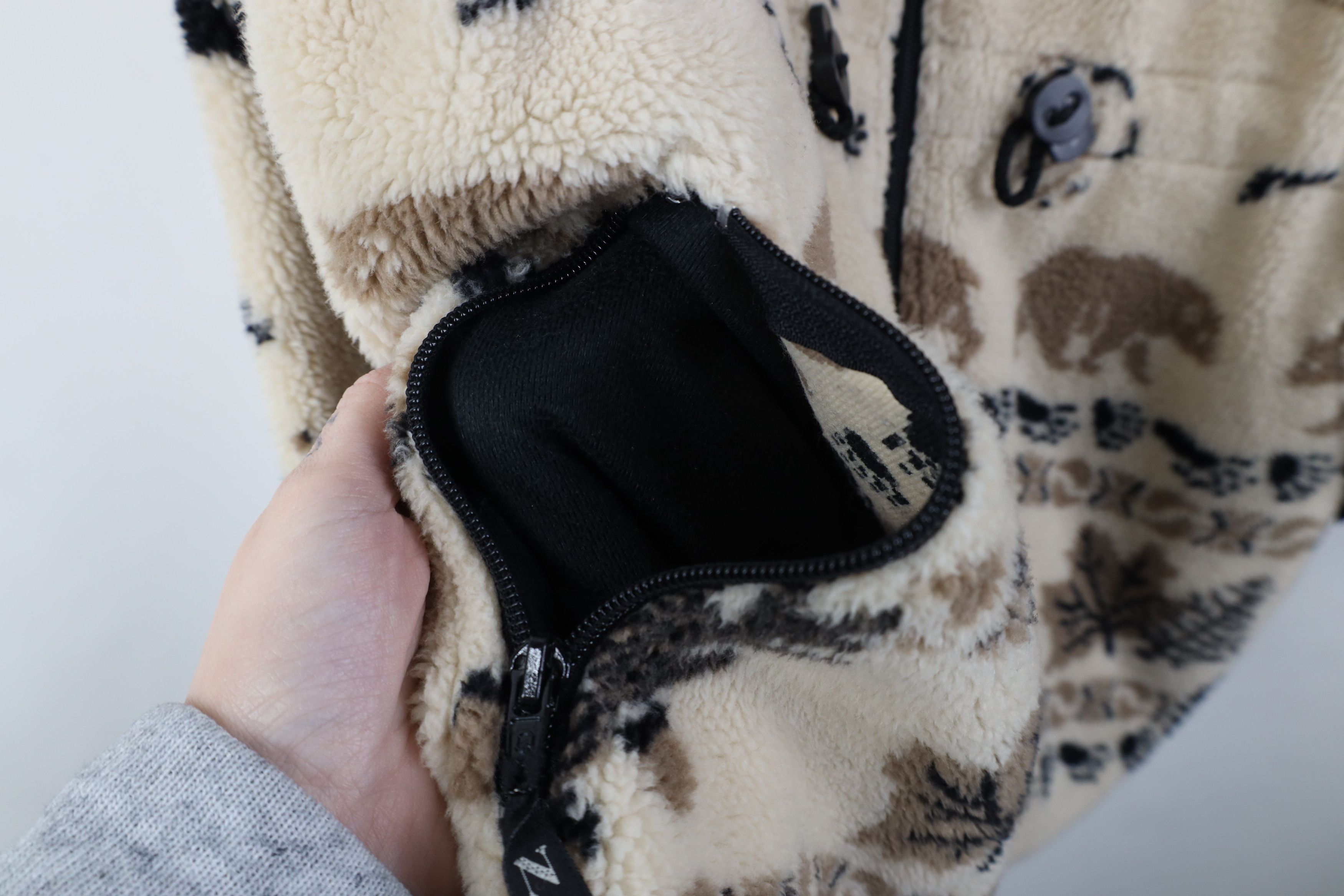 Vintage Vintage 90s Streetwear Animal All Over Print Fleece Jacket Size M / US 6-8 / IT 42-44 - 6 Thumbnail