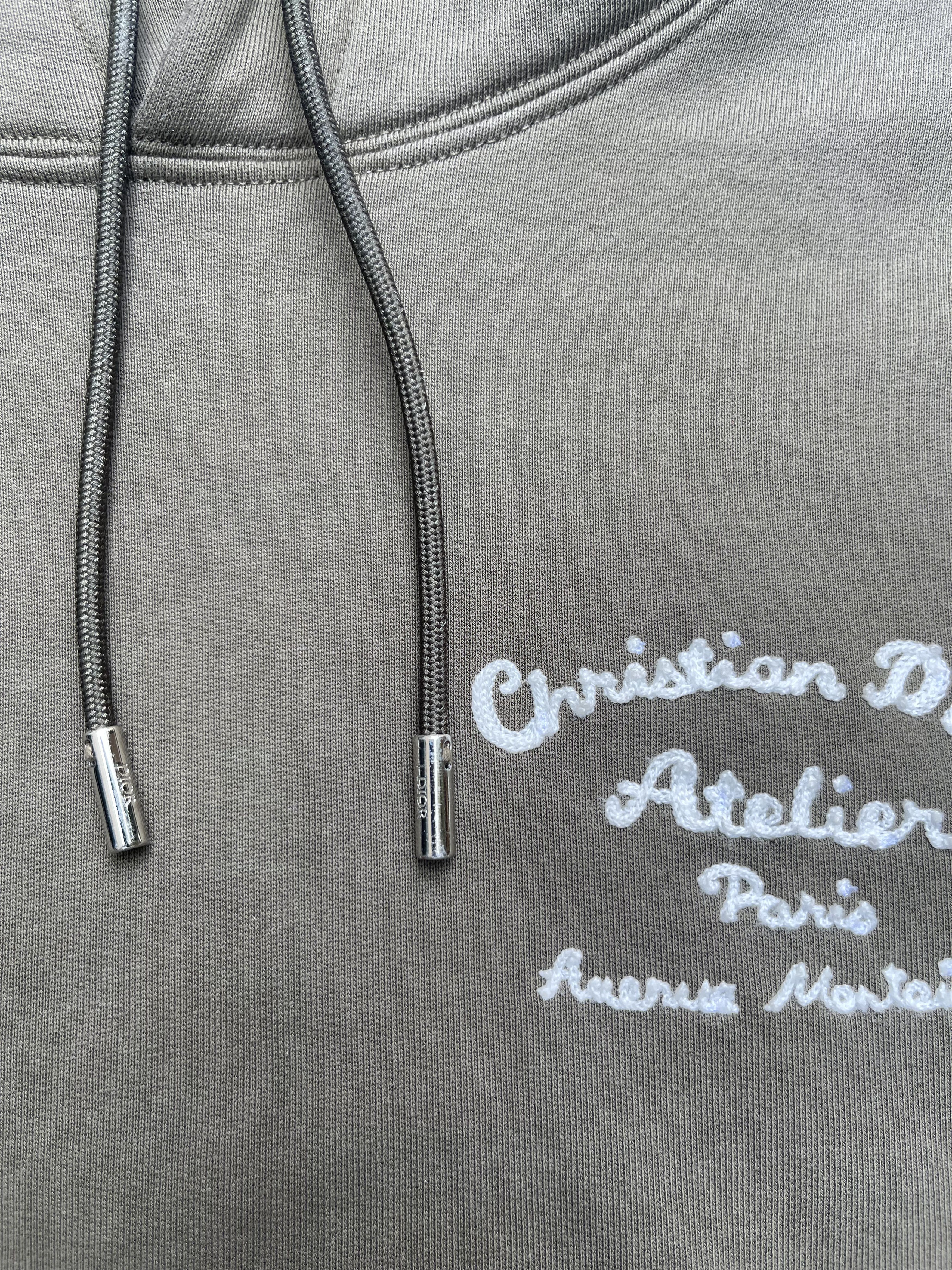 Christian Dior Monsieur Dior Homme Logo Embroidered Drawstring Hoodie Size US L / EU 52-54 / 3 - 2 Thumbnail