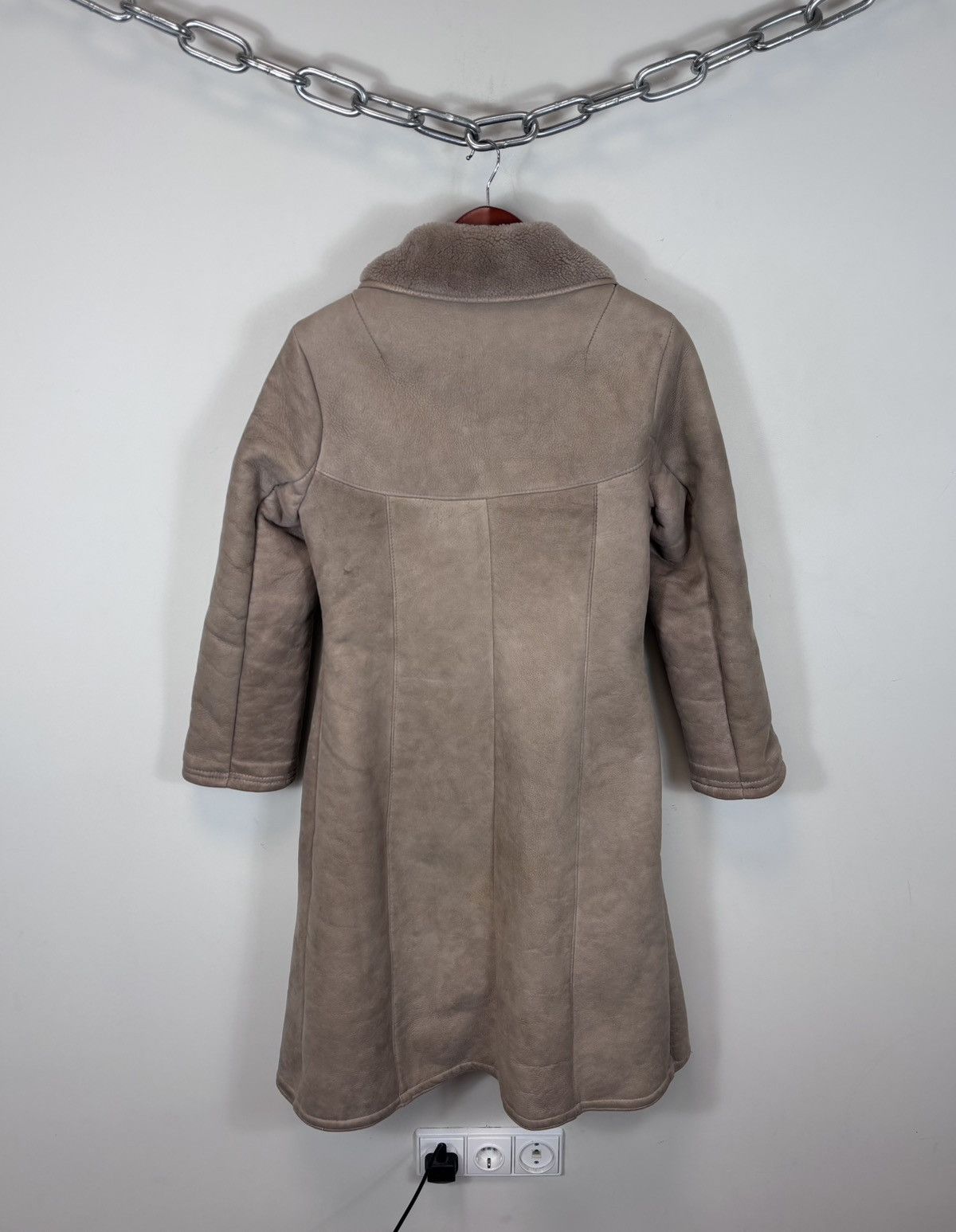 Sawyer of Napa Vintage Sawyer Of Napa Women’s Fur Shearling Sheepskin Coat Size L / US 10 / IT 46 - 3 Thumbnail