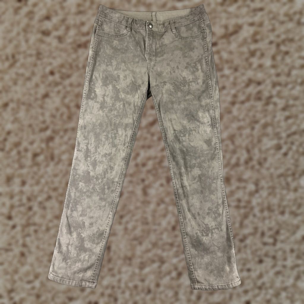 Calvin Klein Calvin Klein Jeans Women 31 Beige Denim Straight Leg Mid Rise Acid Wash Pants Size 24" / US 00 / IT 34 - 1 Thumbnail