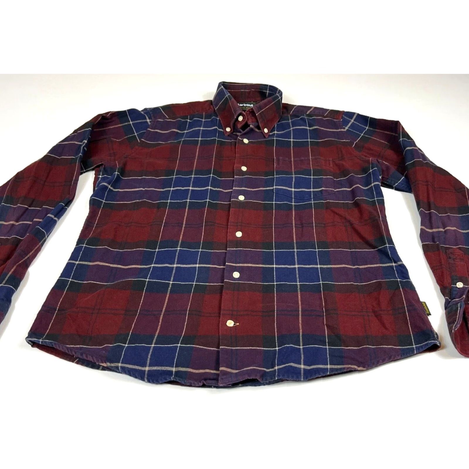 Barbour Barbour Men's Button-Down Shirt Lustleigh Classic Tartan Tailored Fit Sz US S Size US S / EU 44-46 / 1 - 3 Thumbnail