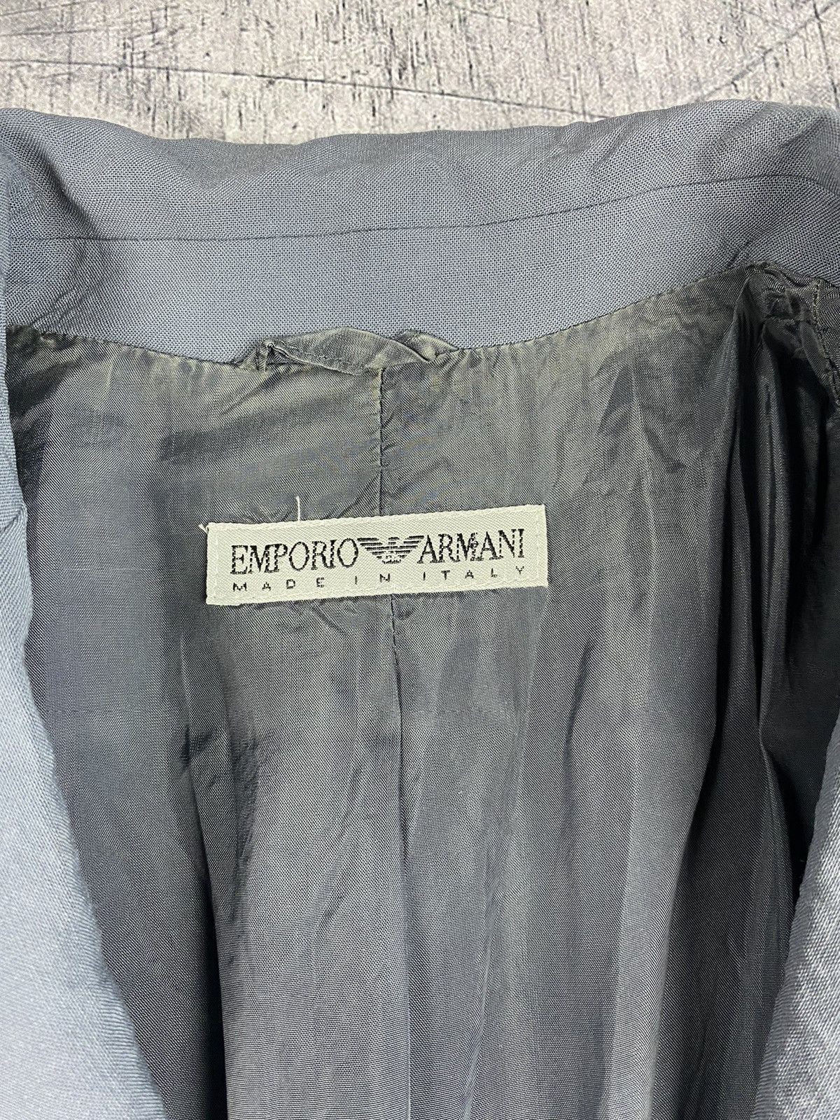Emporio Armani Vintage 90's Emporio Armani Italy Blazer Size US S / EU 44-46 / 1 - 9 Thumbnail