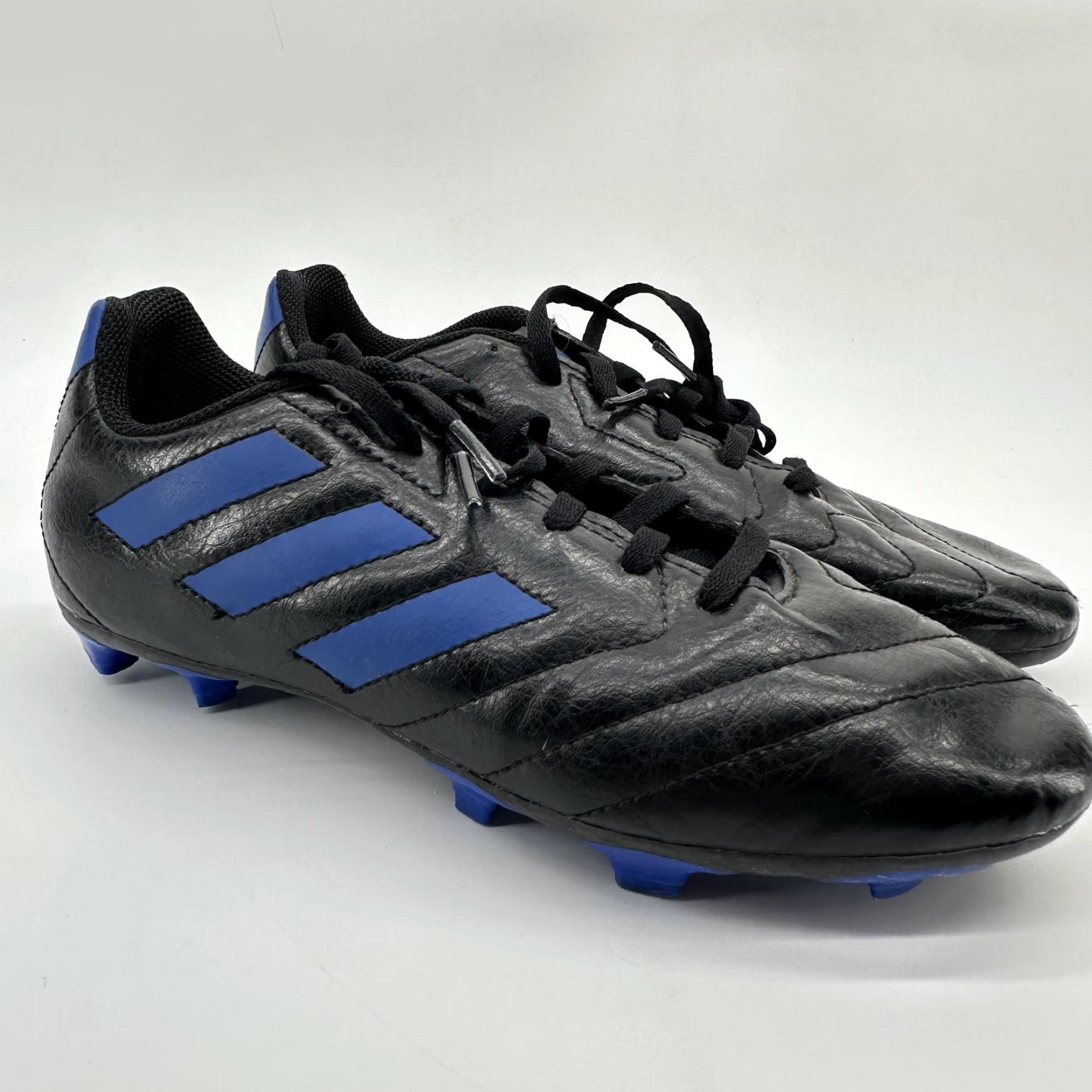 Adidas Adidas Shoes Mens Size 5 Black Blue Soccer Cleats Low Top FG Spikes FV2894 Size US S / EU 44-46 / 1 - 2 Thumbnail