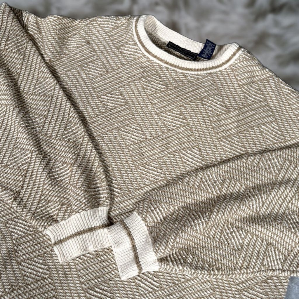 Vintage VINTAGE Susquehanna Trail Sweater Mens XL Brown 90s KnIT Crew Neck Pullover Heavyweight Casual Size US XL / EU 56 / 4 - 1 Thumbnail