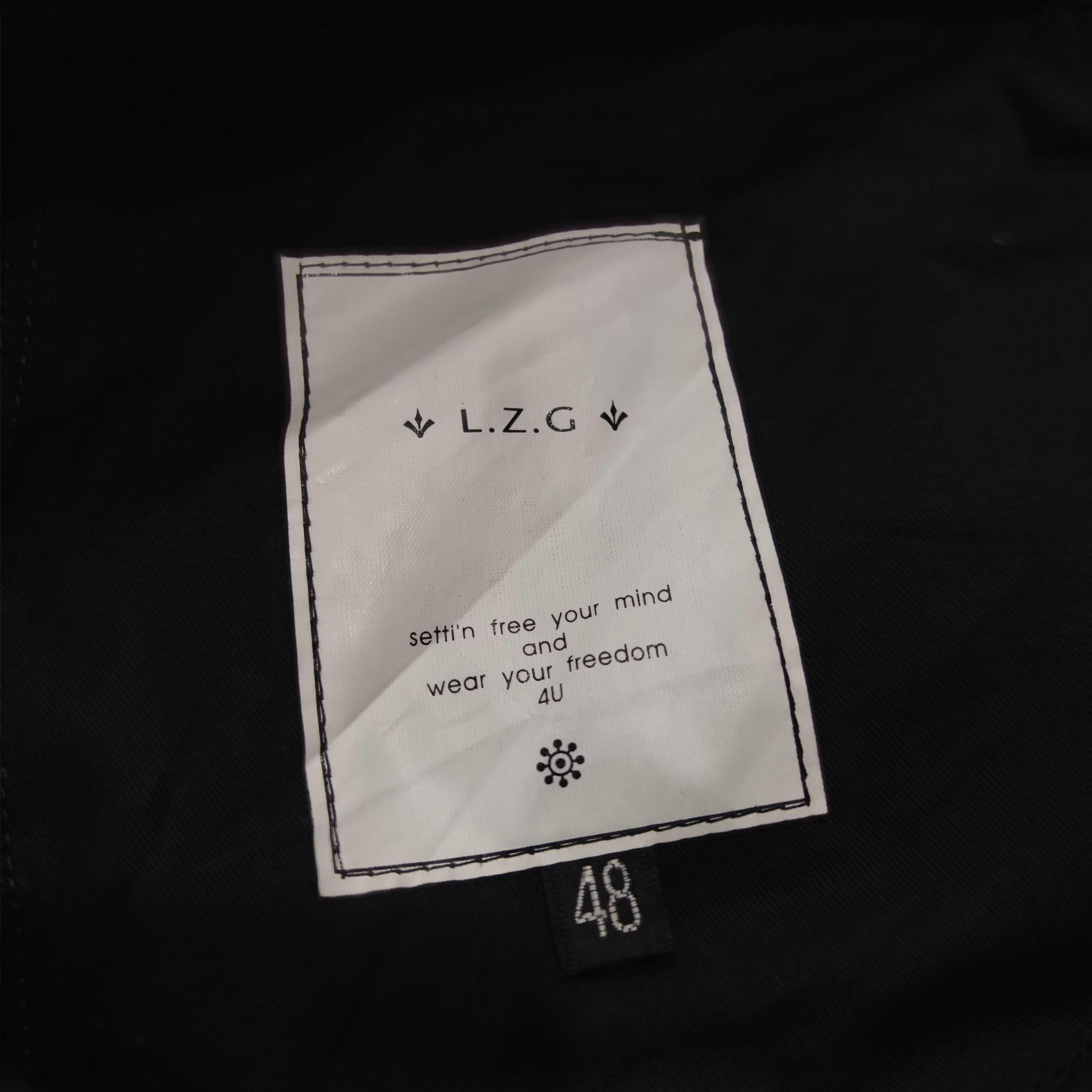If Six Was Nine × Japanese Brand L.Z.G RARE PATCHWORK DESIGN PANT MADE IN JAPAN Size US 33 - 4 Thumbnail