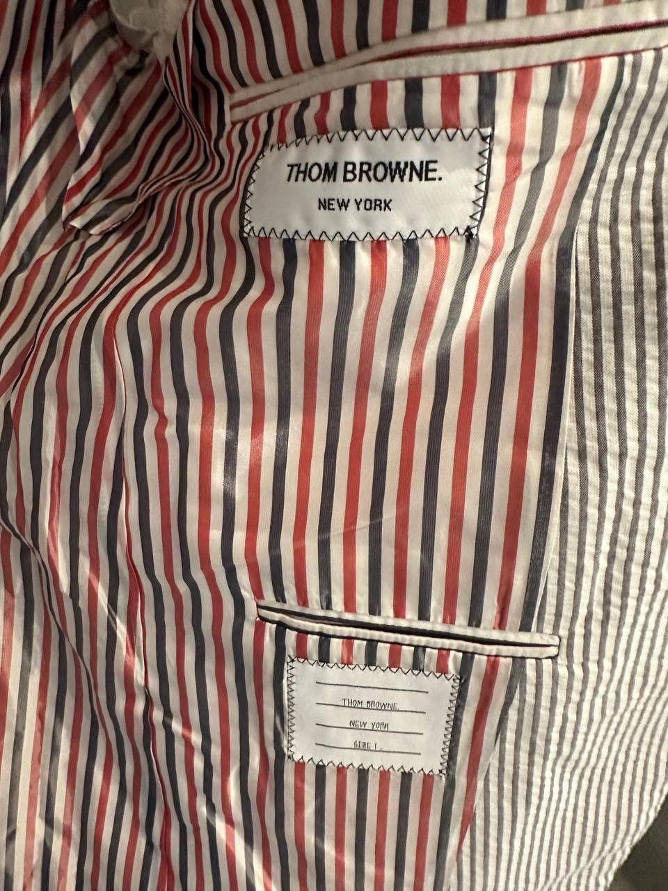 Thom Browne Thom Browne Classic SB S/C In Seersucker Size 36R - 5 Thumbnail