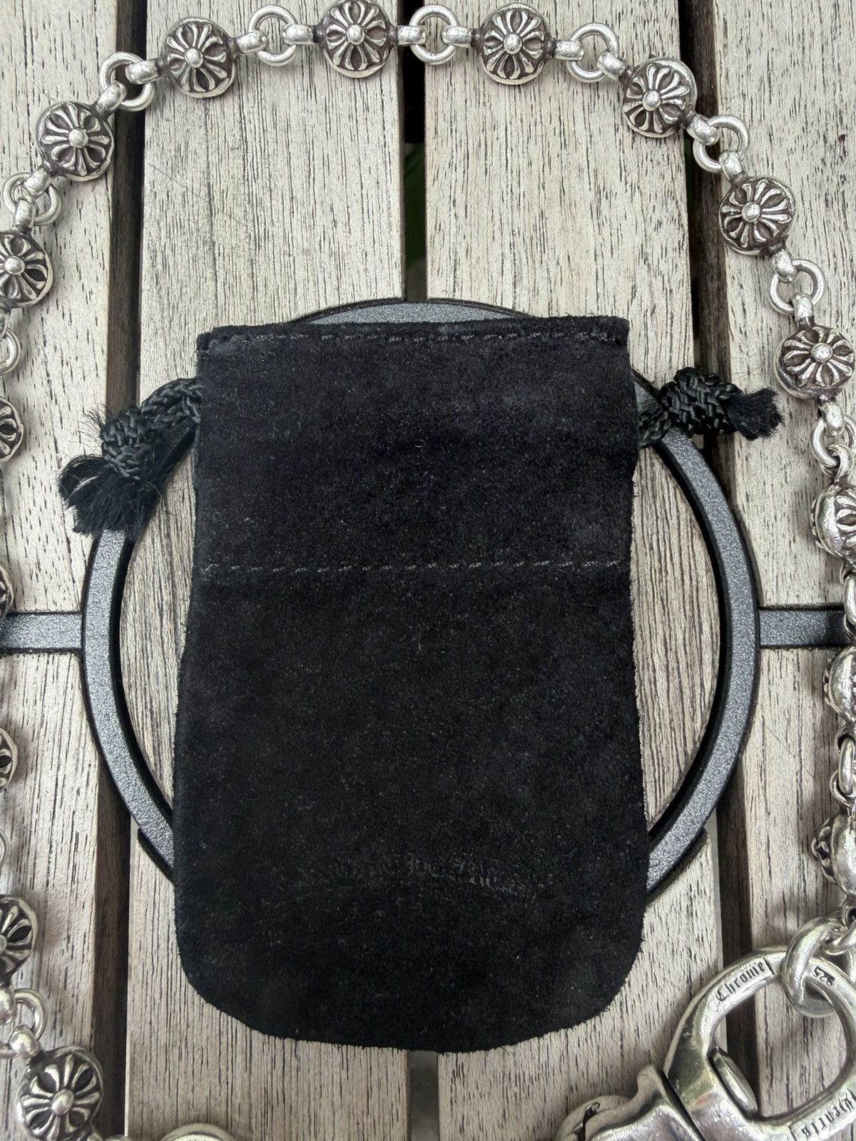 Chrome Hearts Chrome Hearts Sterling Silver Floral Cross Wallet Chain Size ONE SIZE - 5 Thumbnail