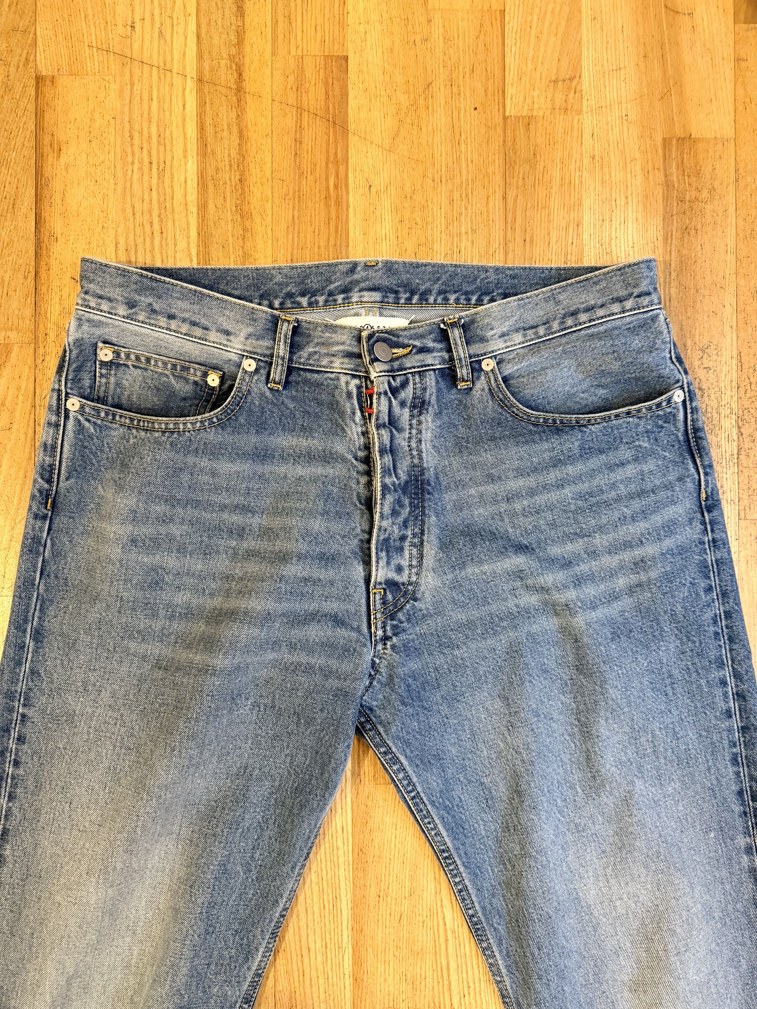 Maison Margiela Blue Faded Jeans Size US 34 / EU 50 - 2 Thumbnail