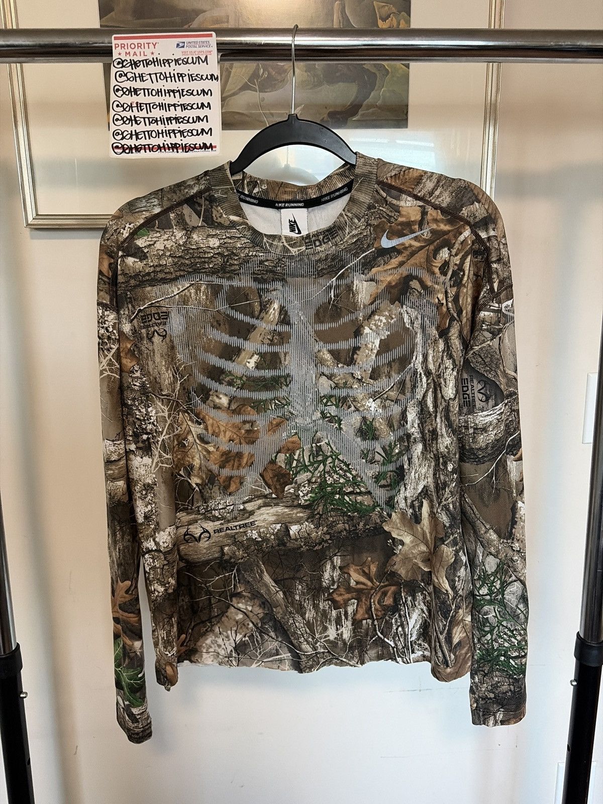 Nike Skeleton x Realtree Camo Runners longsleeve
