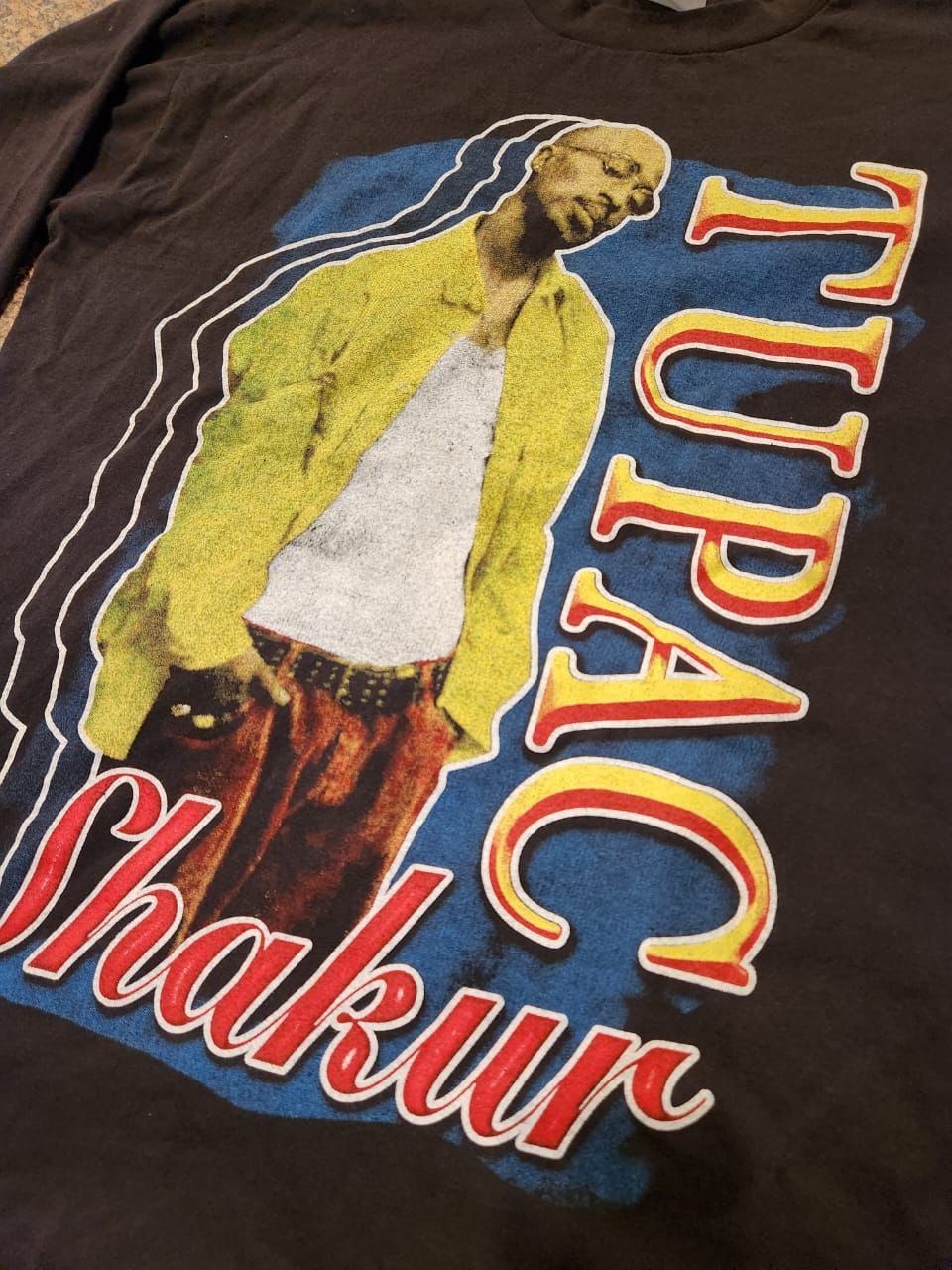 Rap Tees Vintage tupac shakur bootleg rap tees Size US XL / EU 56 / 4 - 2 Thumbnail