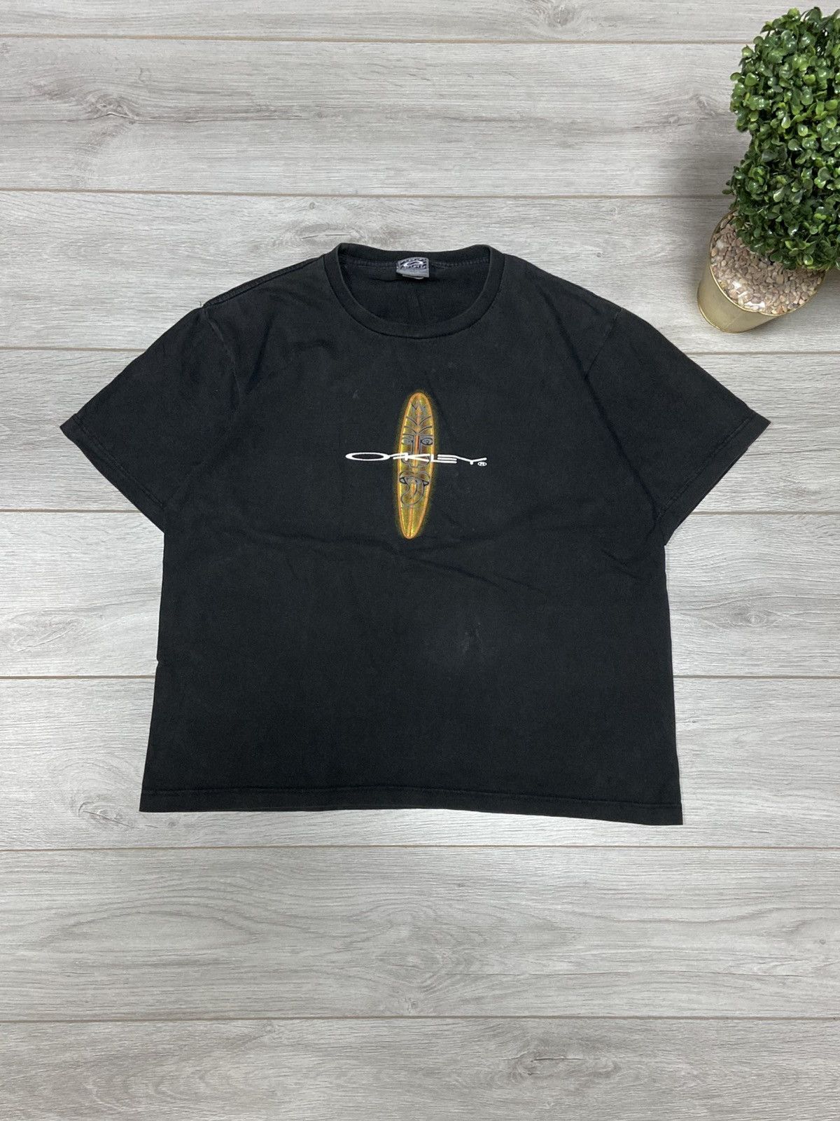 トップス 90s oakley bob head stone tee 90s OAKLEY BOB HEAD STONE TEE | GALAXIES