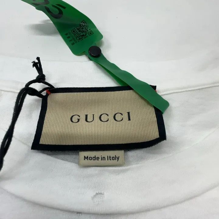 Gucci Gucci Logo Print Short Sleeve T-Shirt for Women-2507 Size L / US 10 / IT 46 - 1 Thumbnail