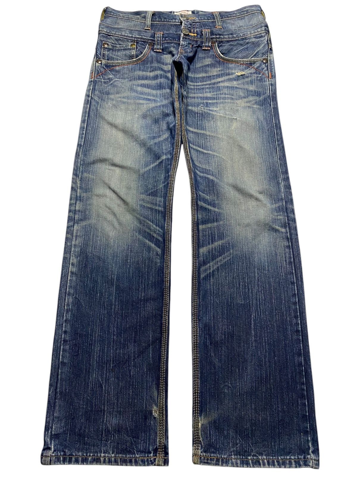 Edwin Japanese Brand Edwin XVS Double Waist Rare Style Jeans Size US 32 / EU 48 - 1 Thumbnail